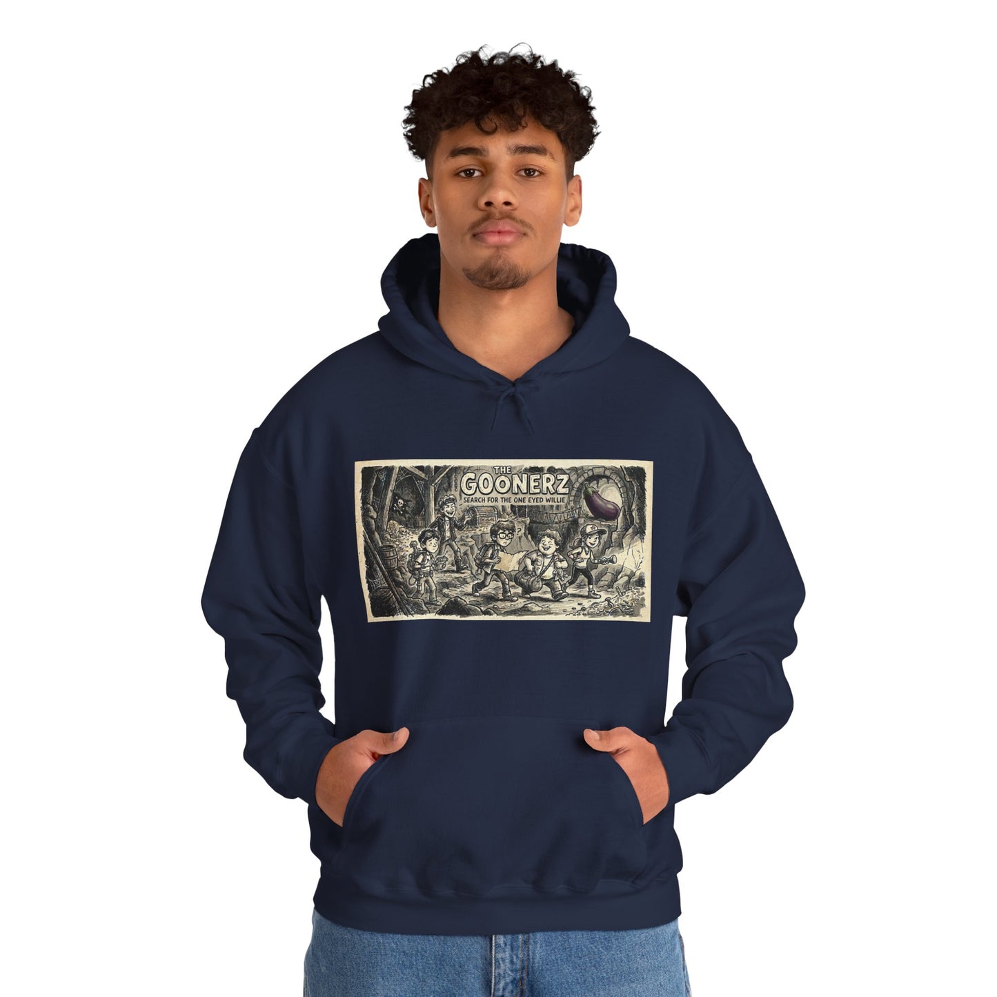 Eggplant Adventures Unisex Heavy Blend™ Hooded Sweatshirt