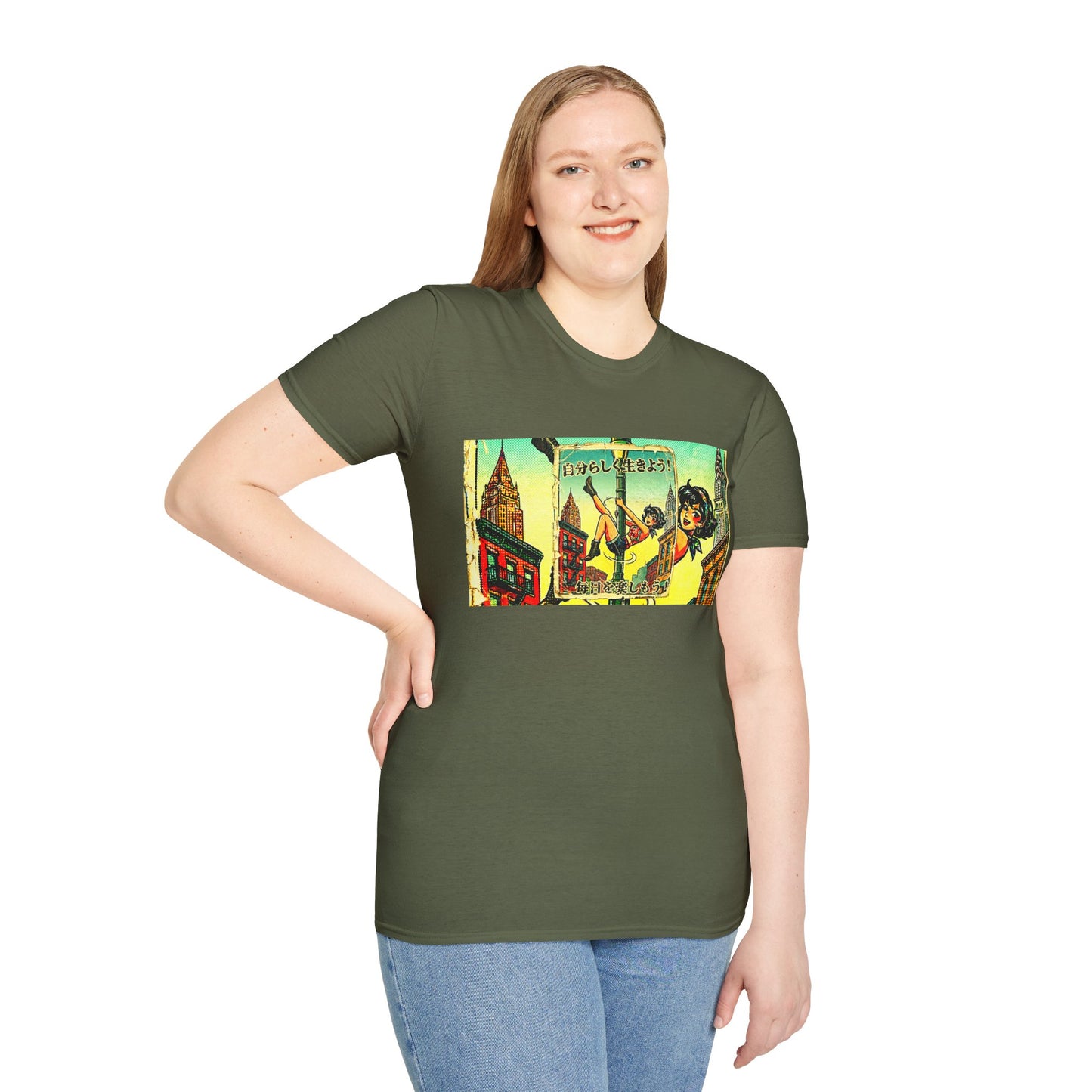 Girls Just Wanna Have Fun Softstyle Tee — Cute Gift for Him or Her