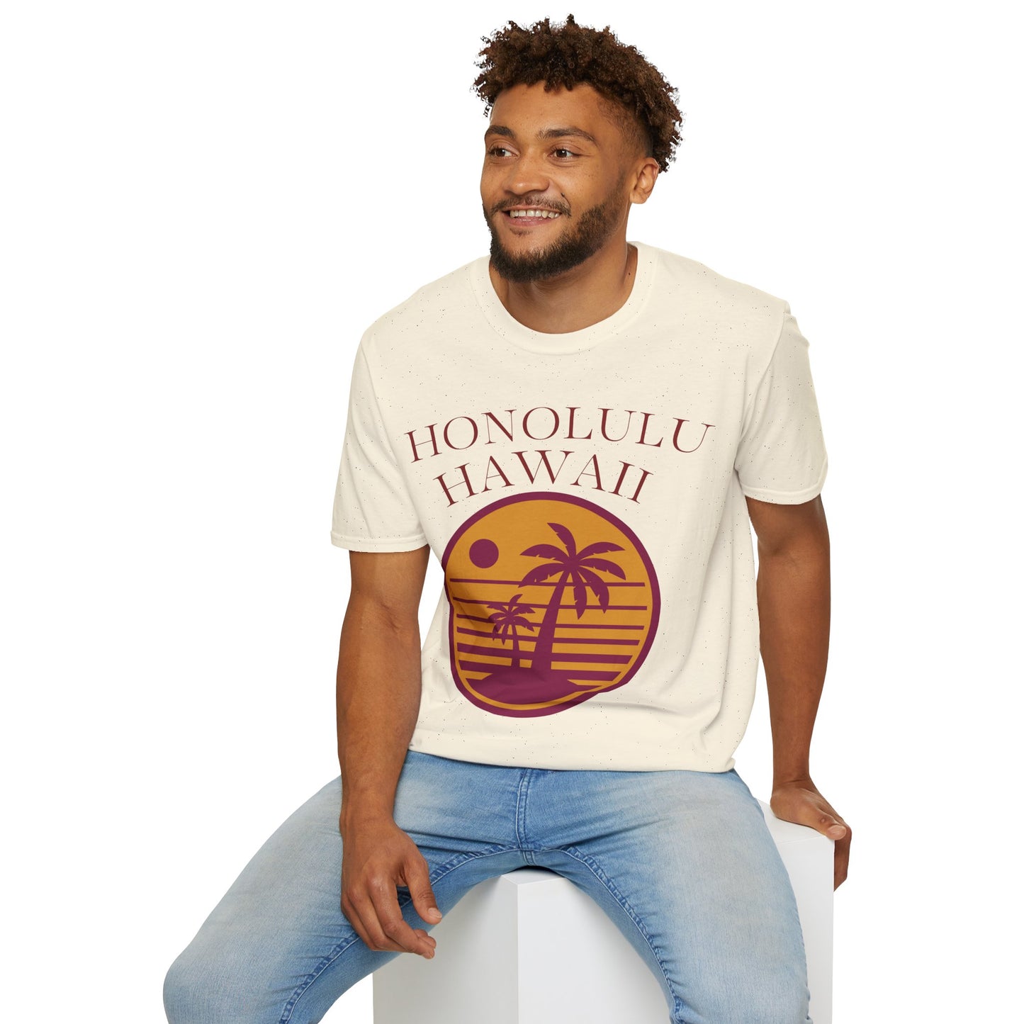 Hawaii Graphic Softstyle Tee — Unique Vacation Gift