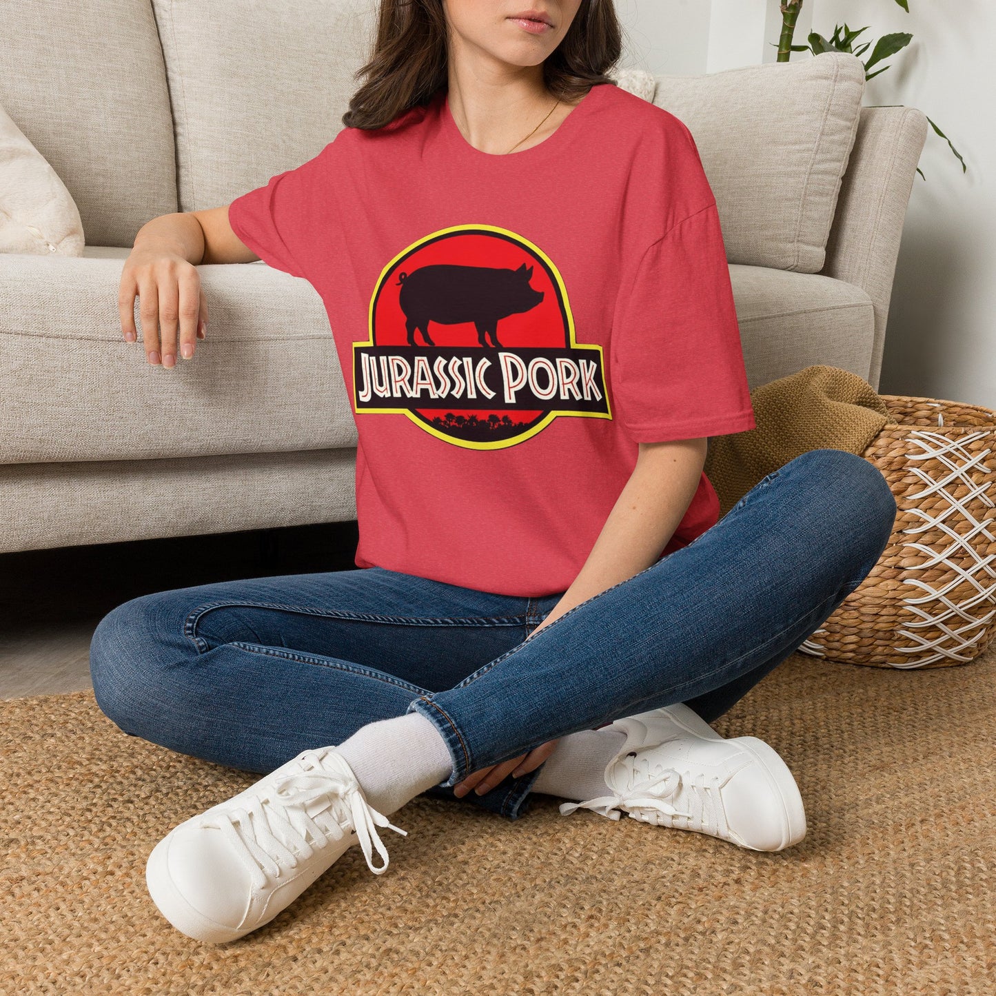 Jurrasic Pork Unisex Softstyle T-Shirt