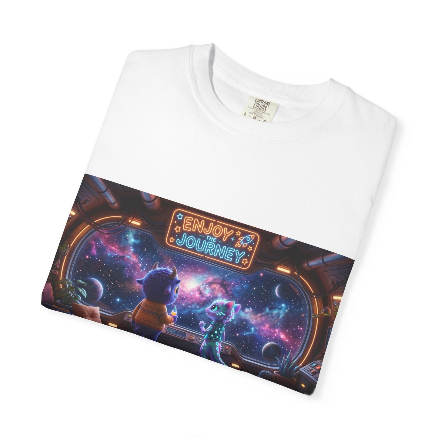 Enjoy the journey Unisex Garment-Dyed T-shirt
