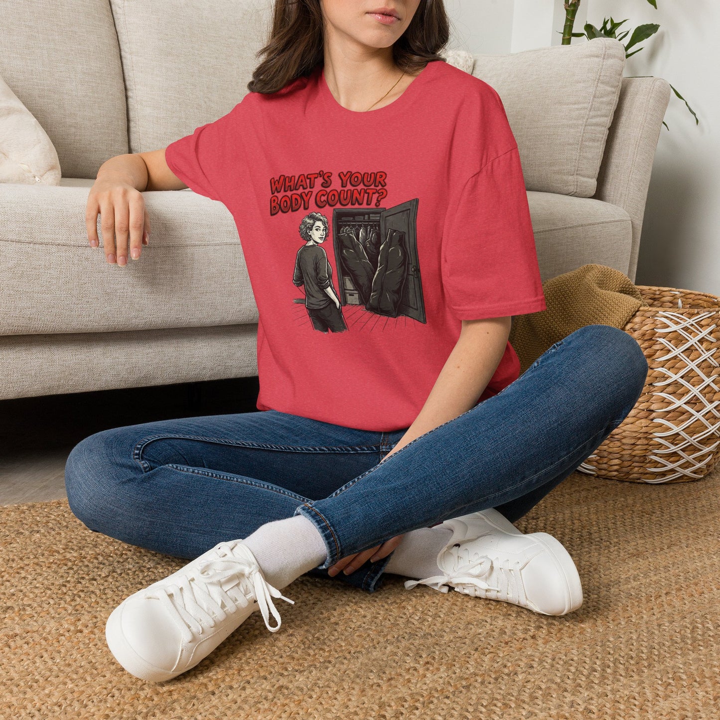 Body Count Funny Adult Humor Softstyle Tee — Gag Gift for Him or Her