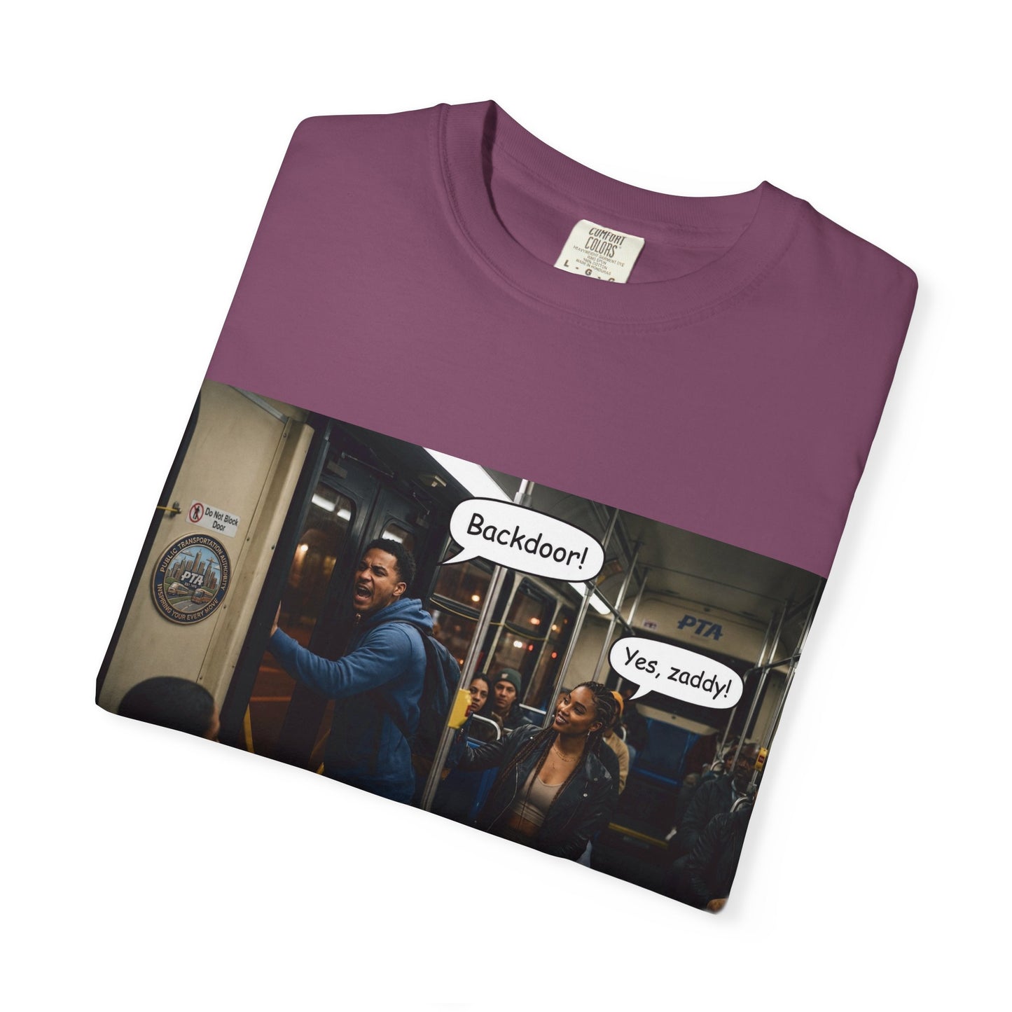 Backdoor Unisex Garment-Dyed T-shirt