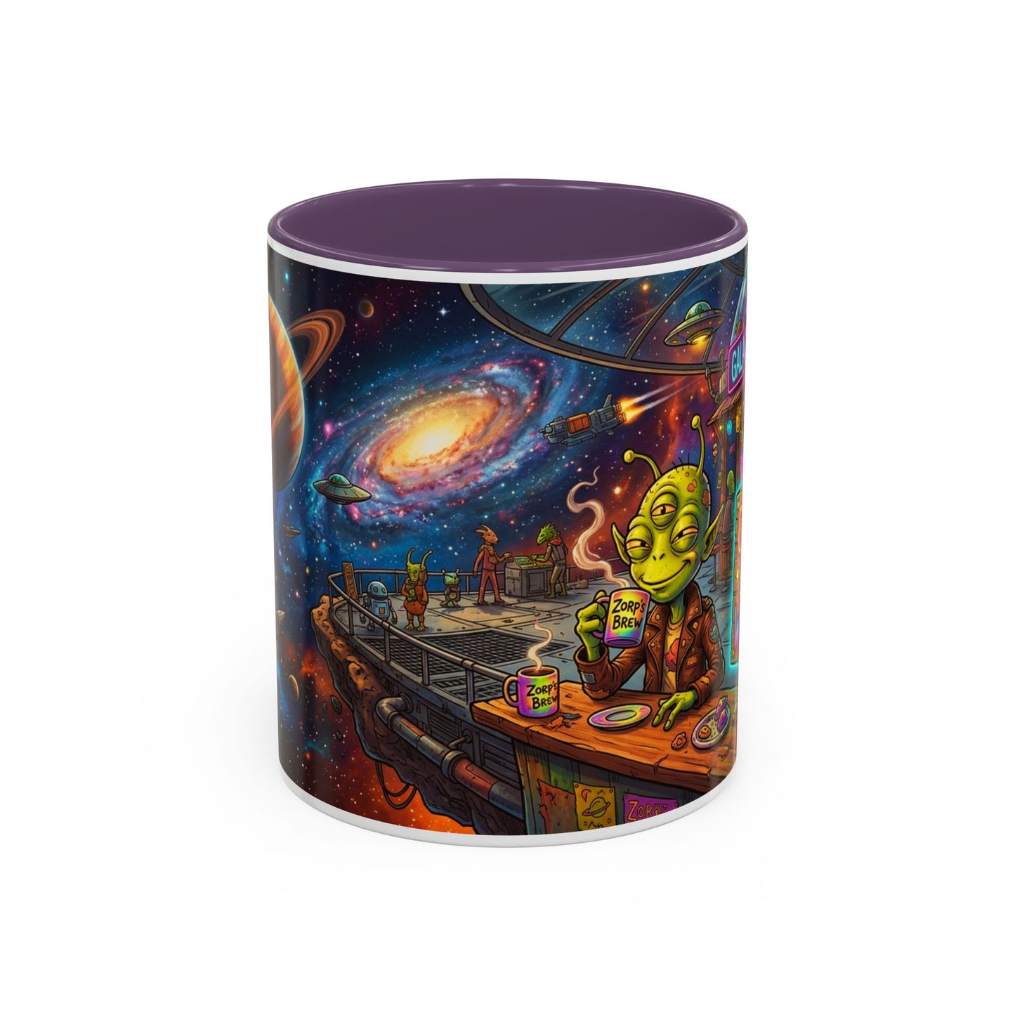 Coffee Is Out of This World Funny Accent Coffee Mug — Unique Gift for Coffee Lovers