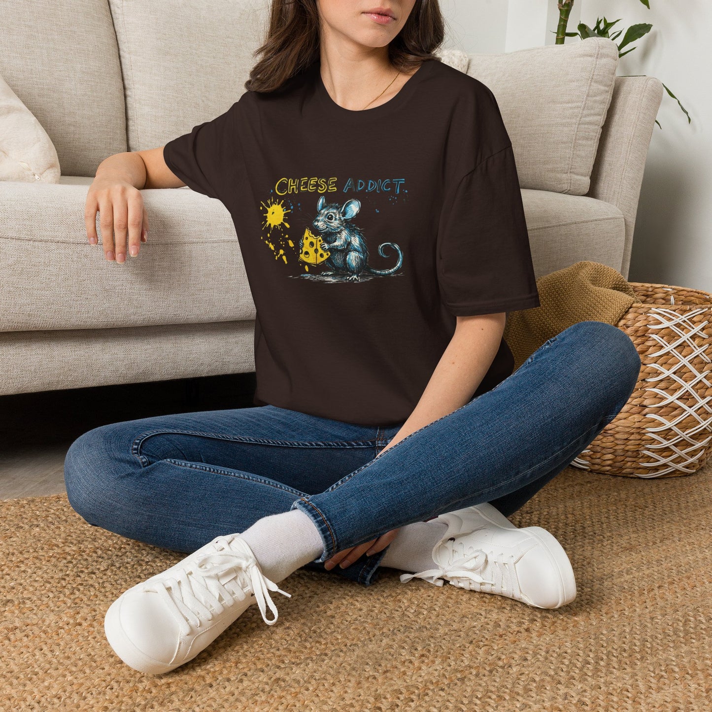 Cheese addict Unisex Softstyle T-Shirt