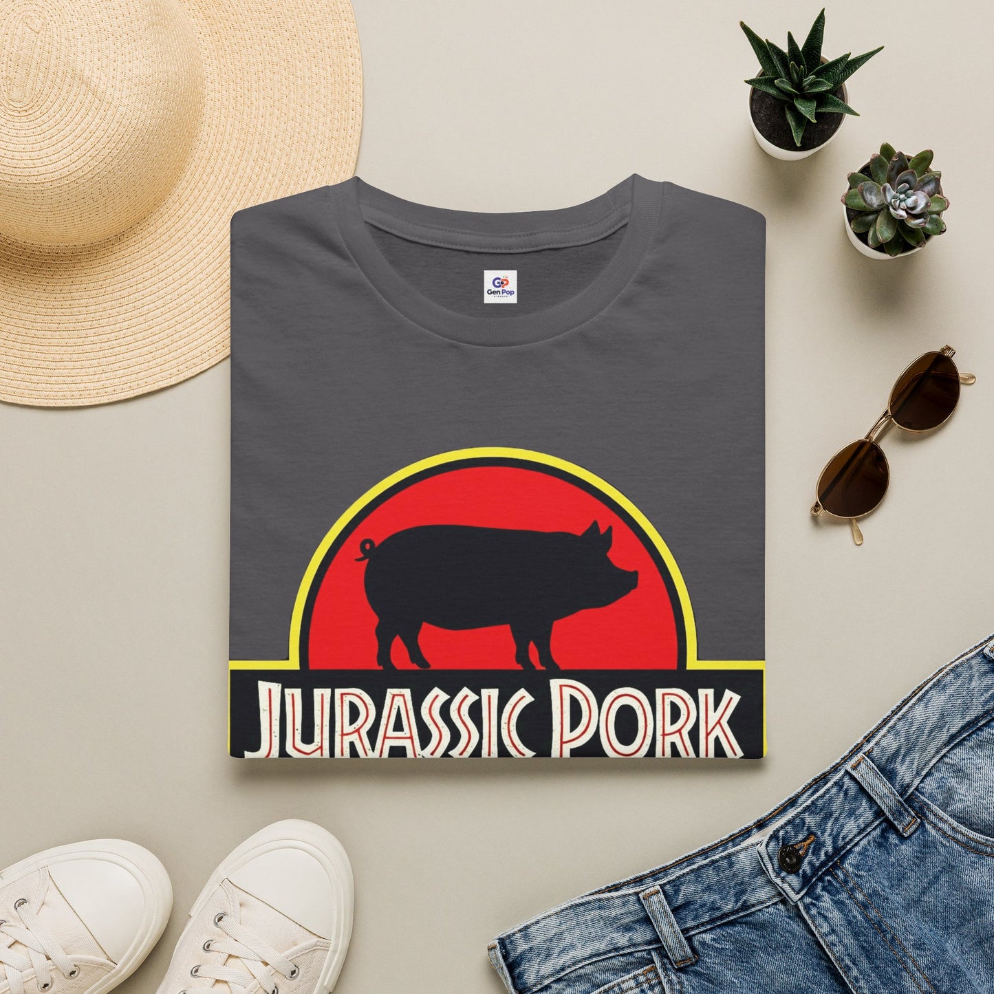 Jurrasic Pork Unisex Softstyle T-Shirt