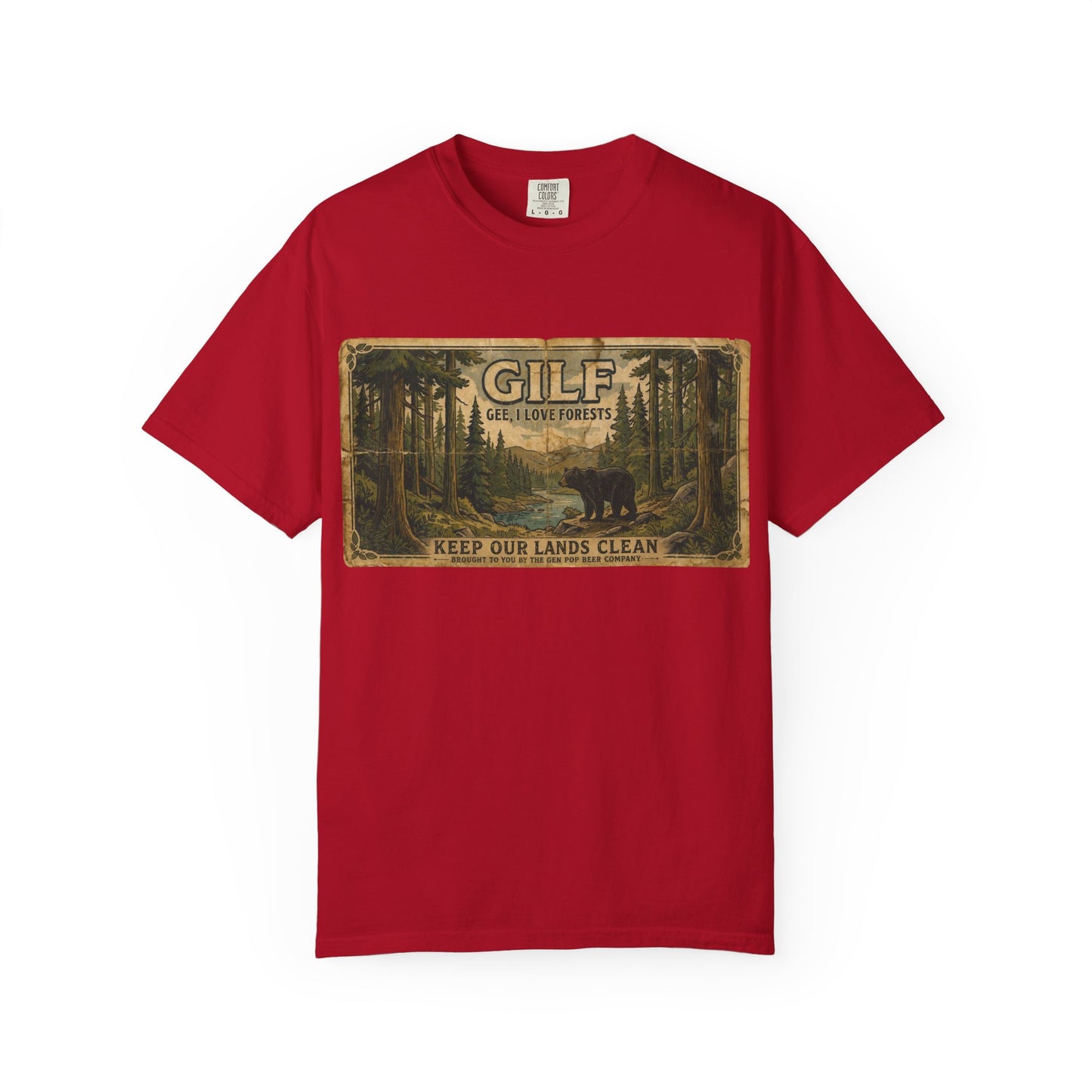GILF Bear Unisex Garment-Dyed T-shirt