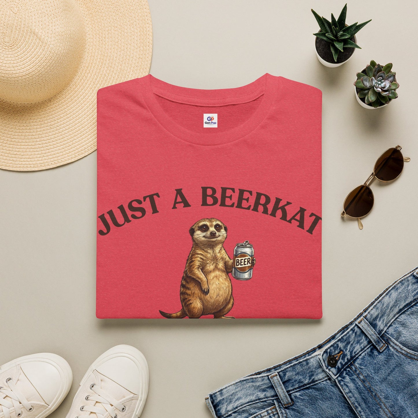 Beerkat Meerkat Unisex Softstyle T-Shirt