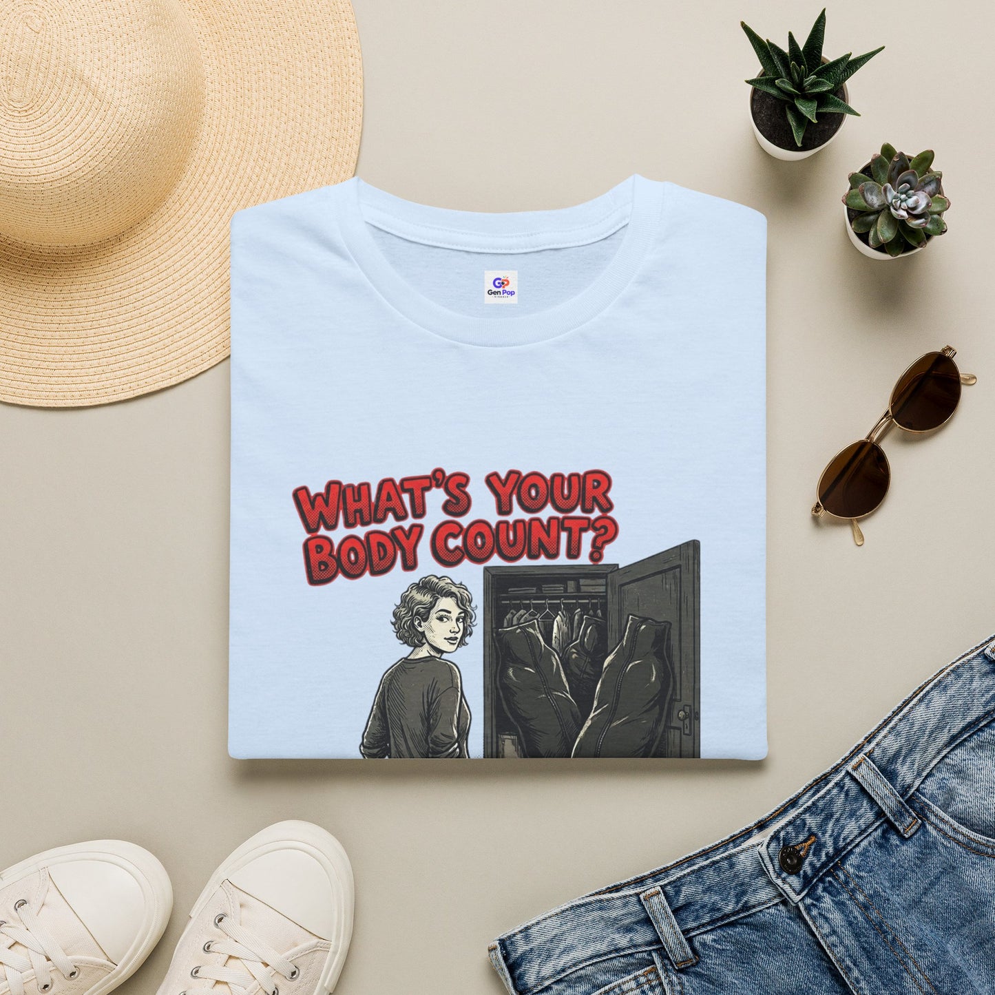 Body Count Funny Adult Humor Softstyle Tee — Gag Gift for Him or Her