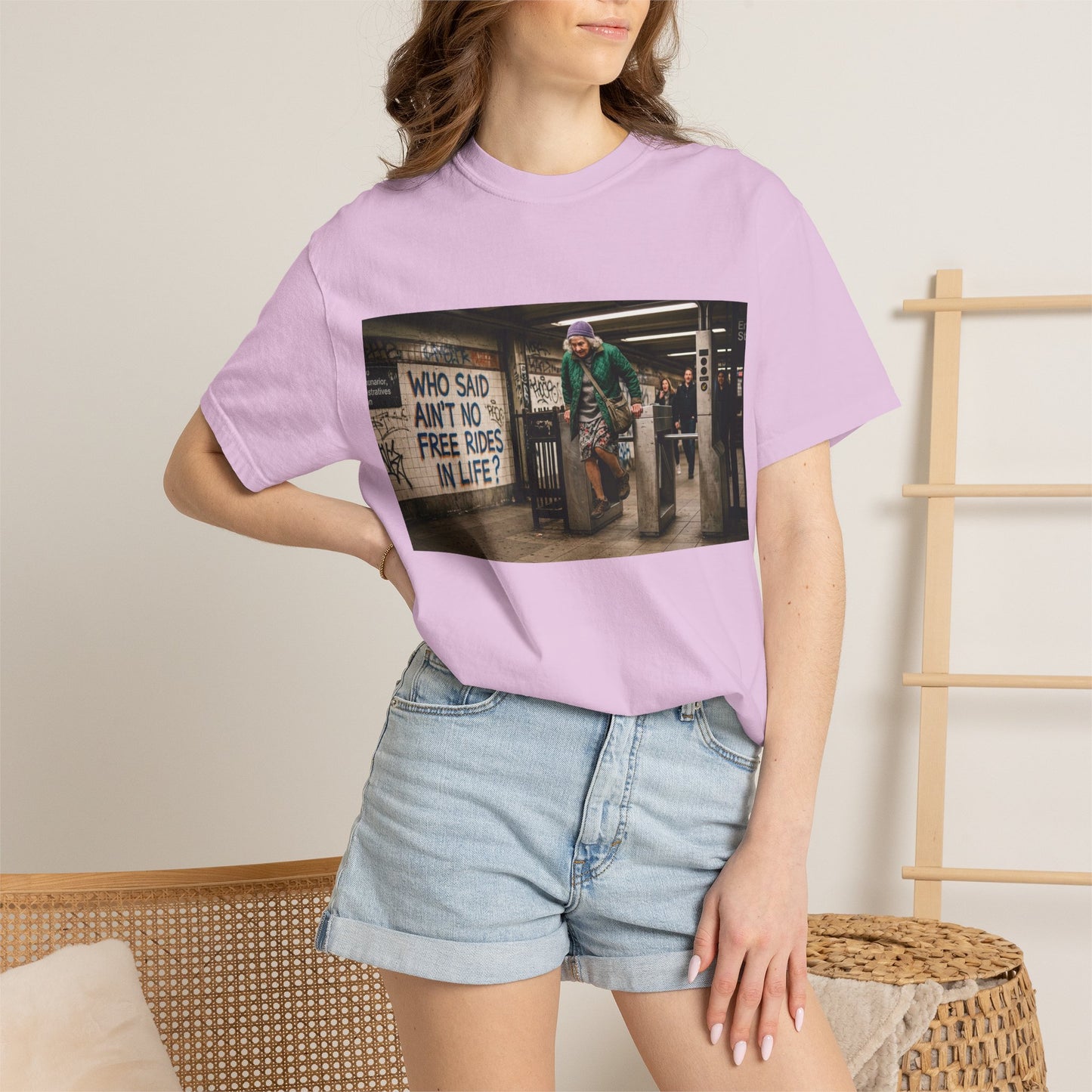 No Free Rides? Unisex Garment-Dyed T-shirt