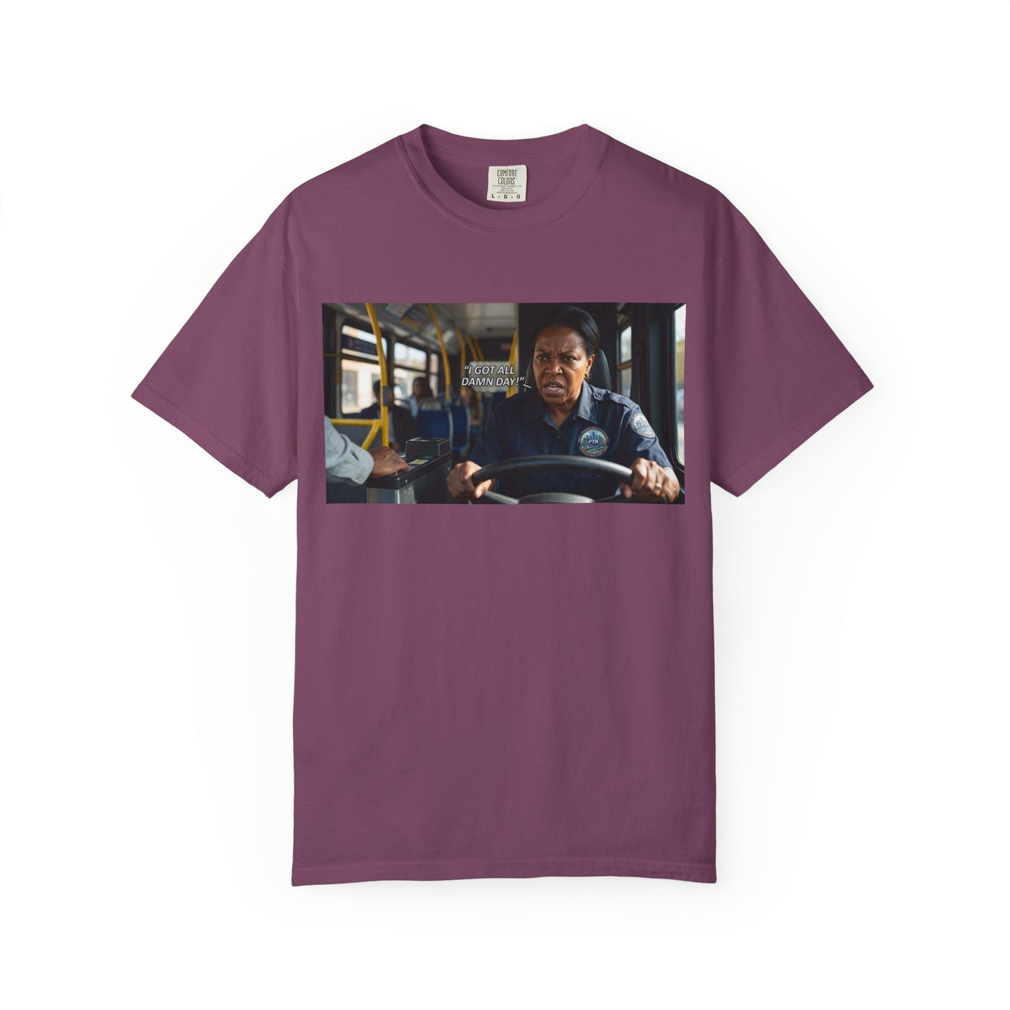 Having a Bad Day Funny Mood Garment-Dyed T-Shirt — Relatable Gift Idea