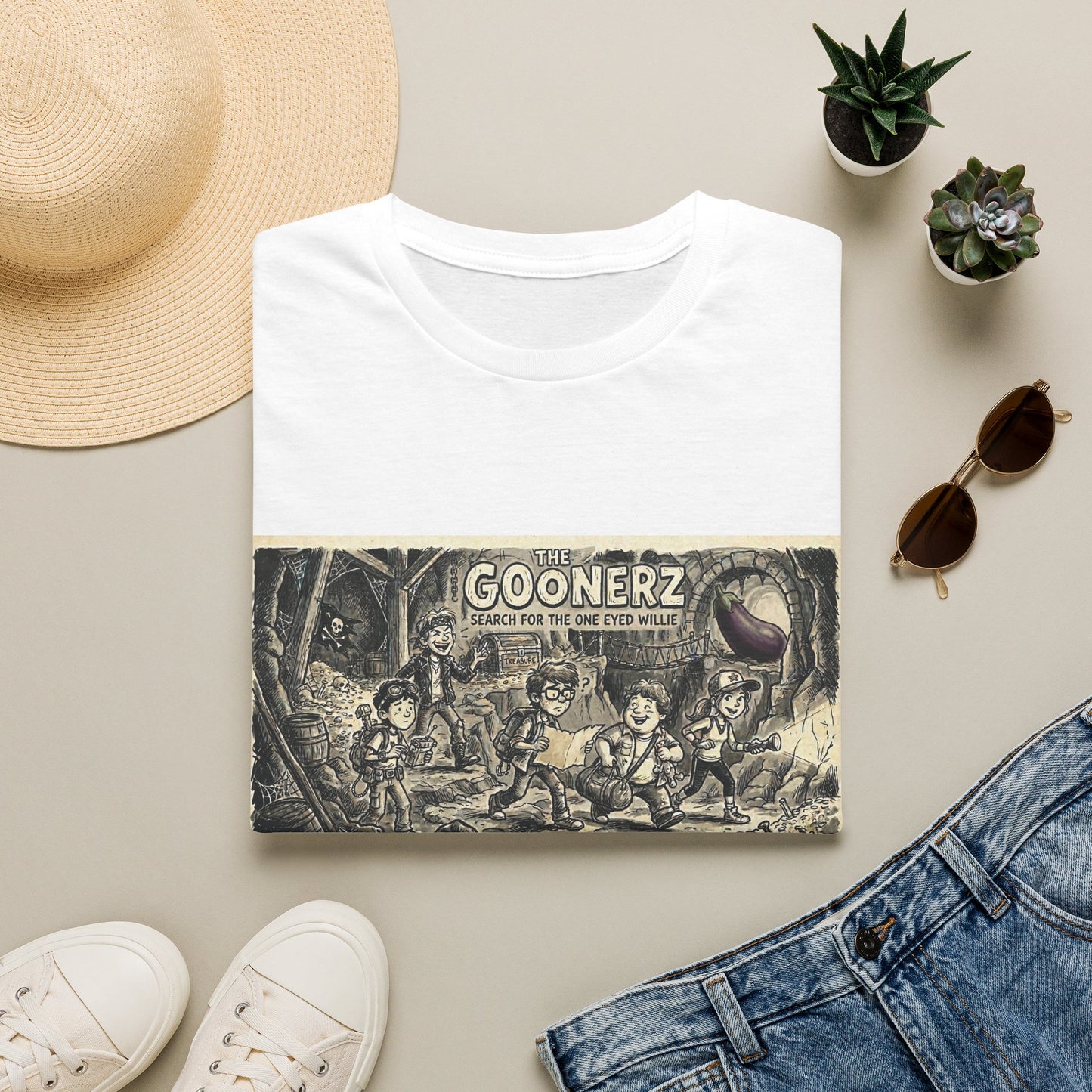 Egg plant adventures Unisex Softstyle T-Shirt