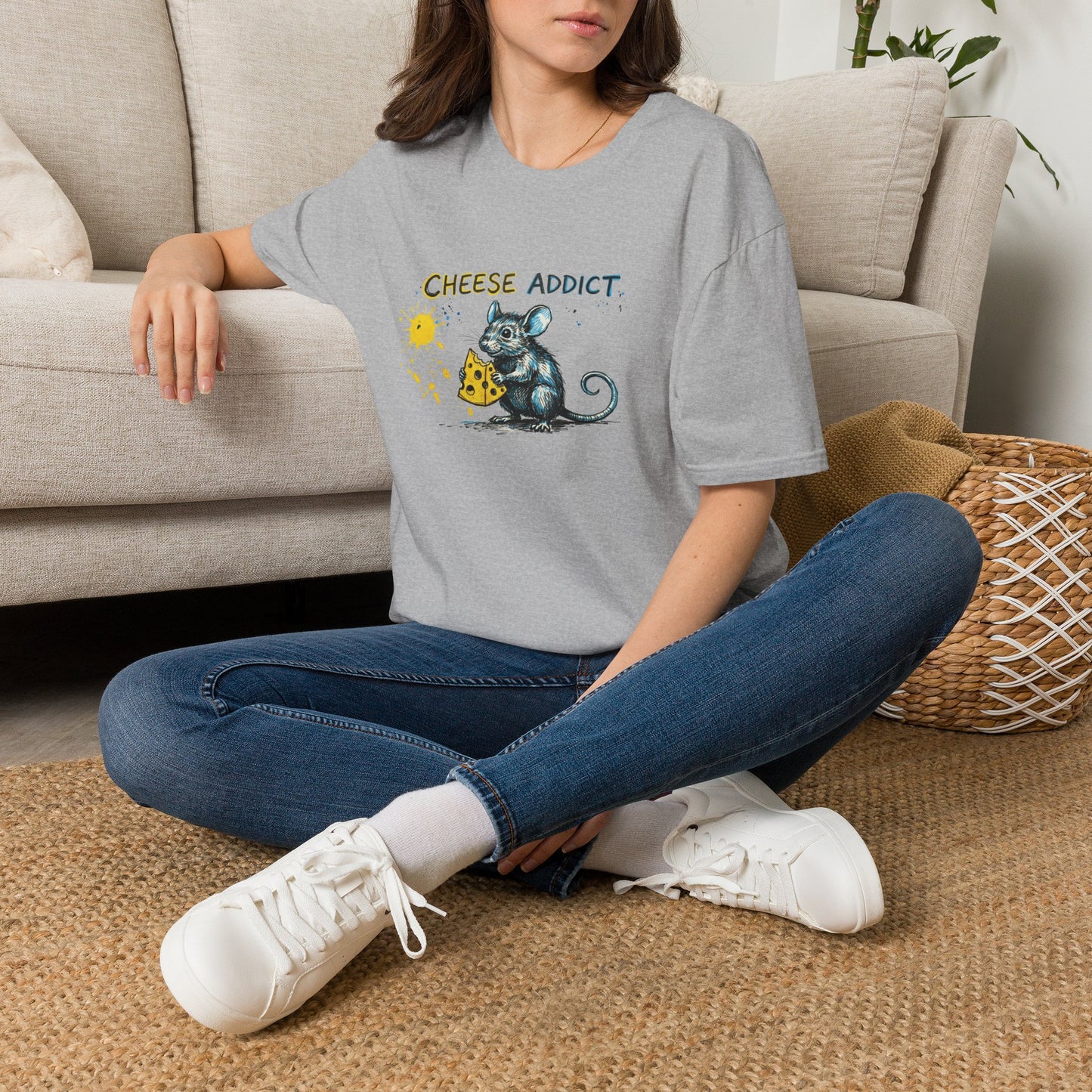 Cheese addict Unisex Softstyle T-Shirt