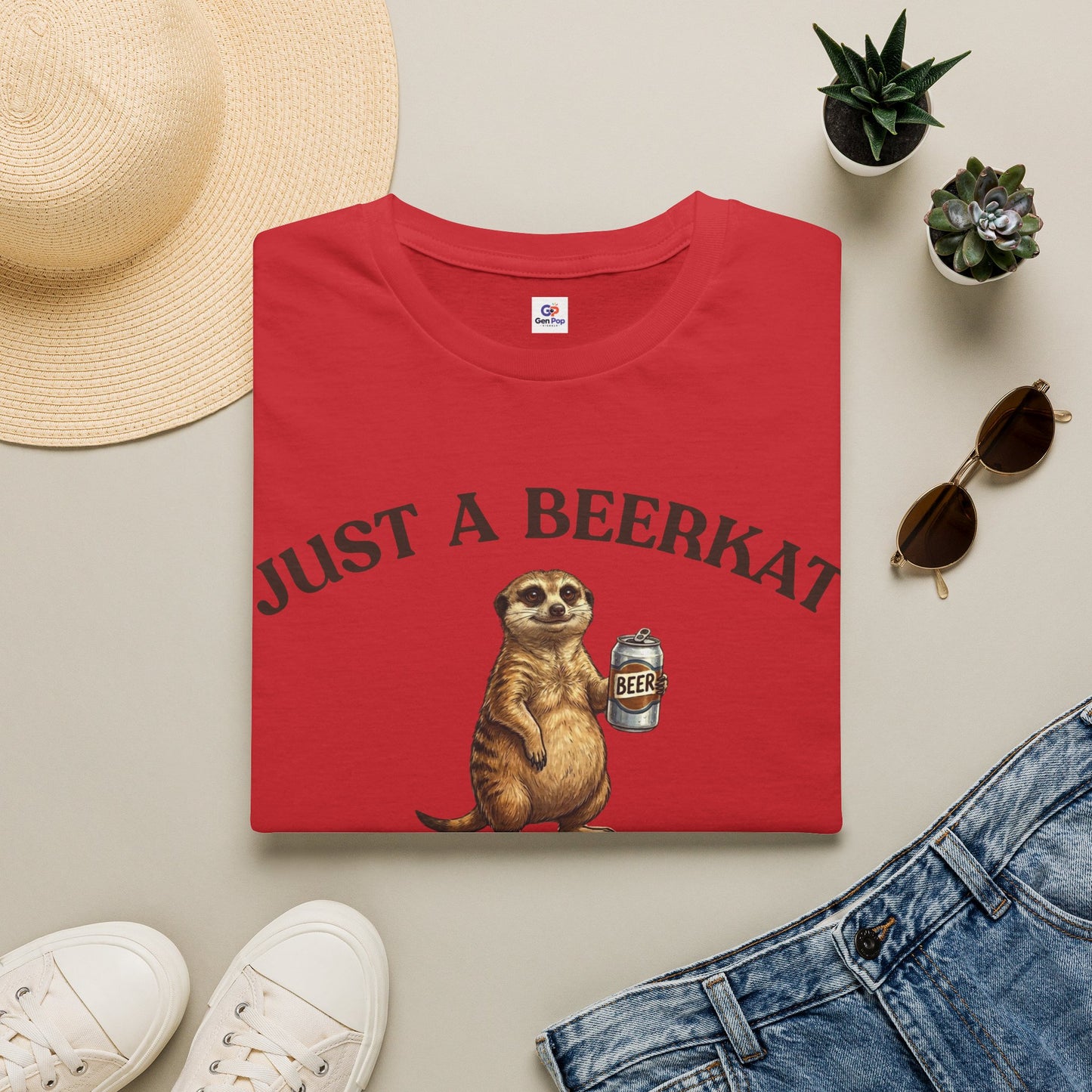 Beerkat Meerkat Unisex Softstyle T-Shirt