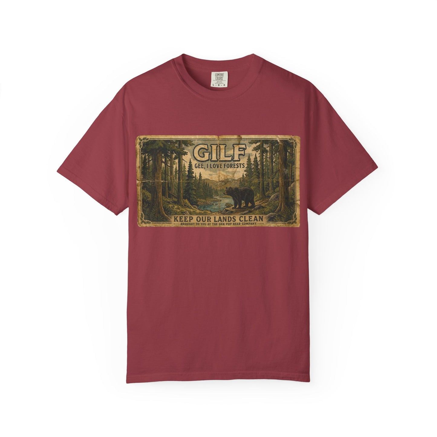 GILF Bear Unisex Garment-Dyed T-shirt