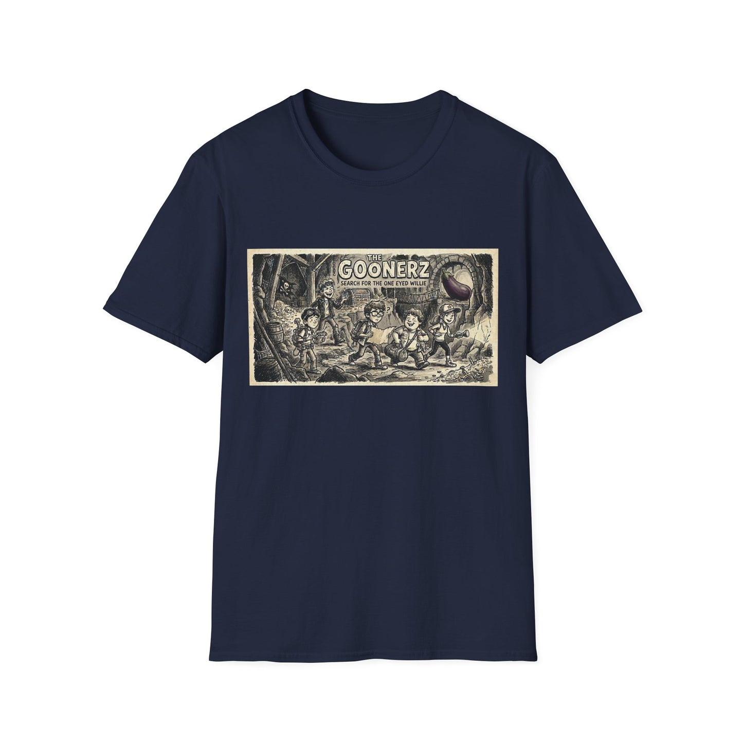 Egg plant adventures Unisex Softstyle T-Shirt