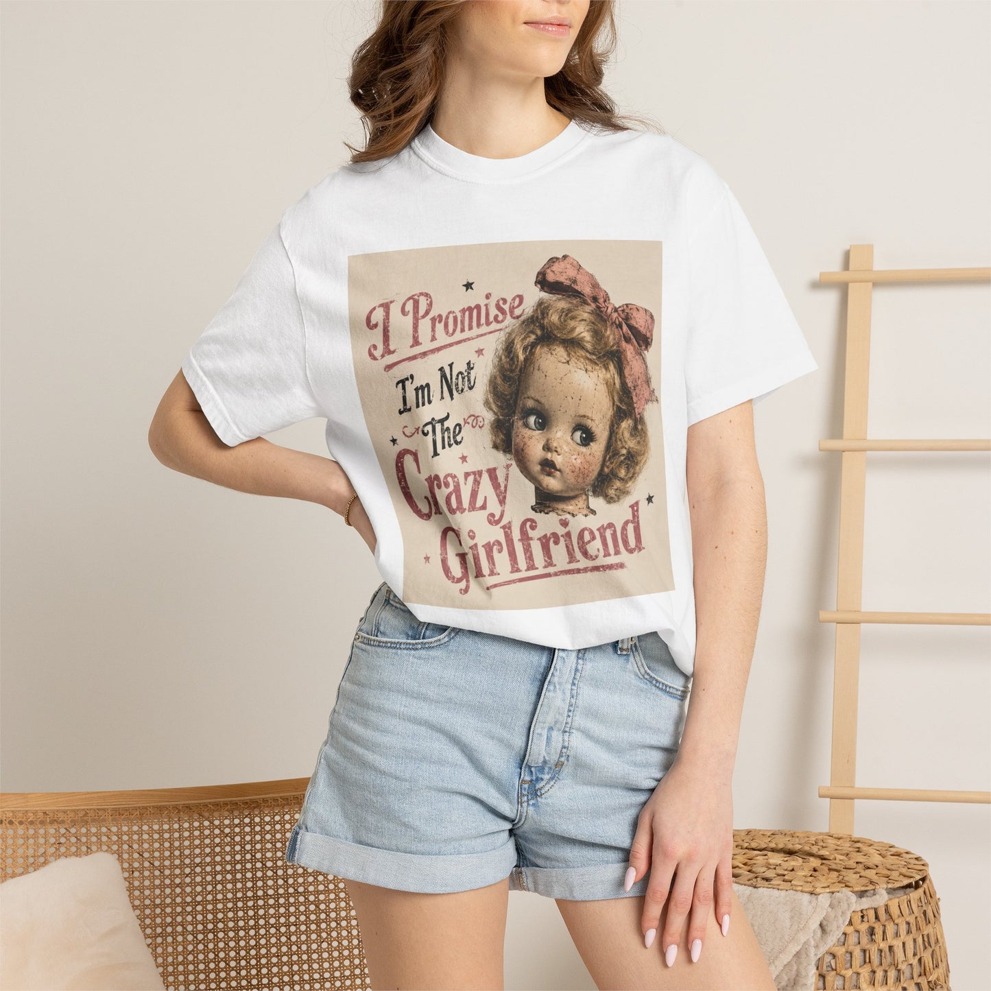 Crazy Girlfriend Unisex Garment-Dyed T-shirt