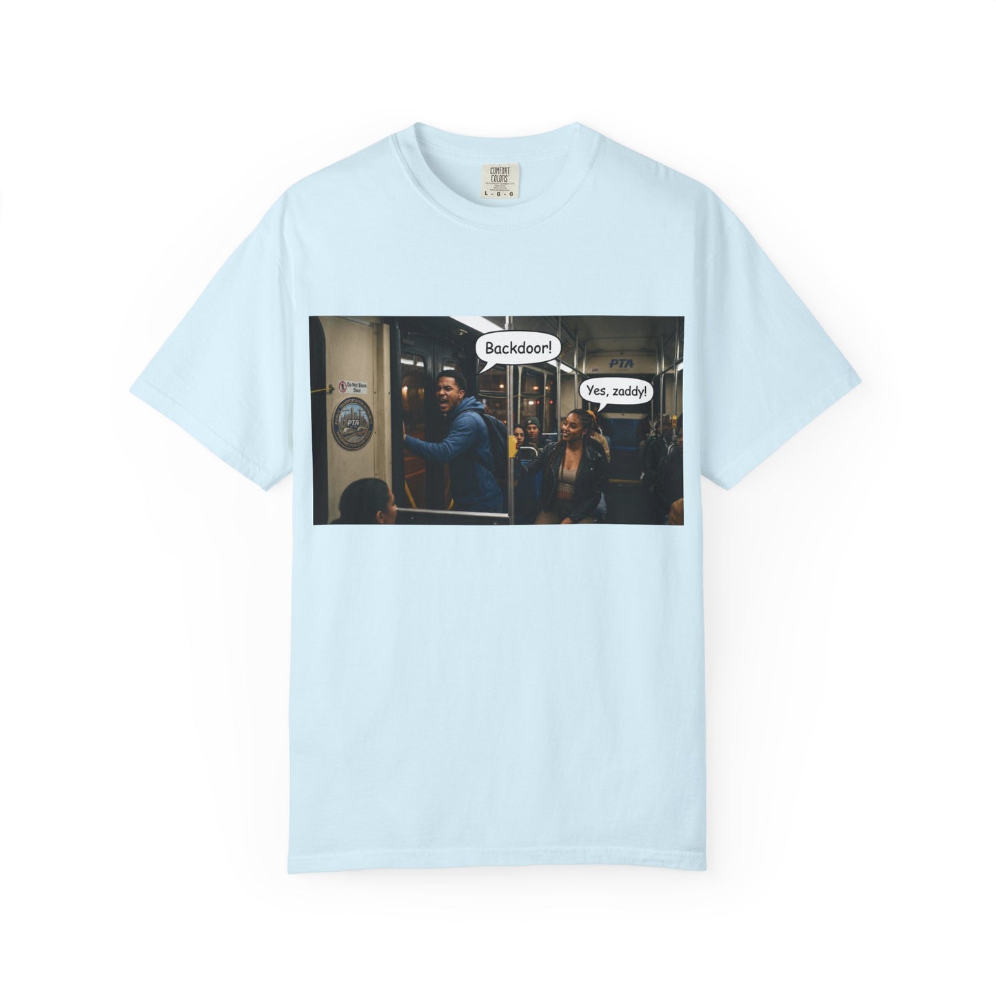 Backdoor Unisex Garment-Dyed T-shirt