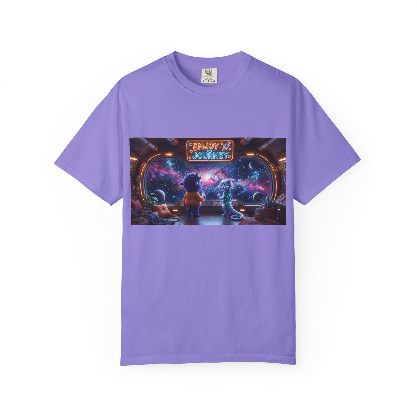 Enjoy the journey Unisex Garment-Dyed T-shirt