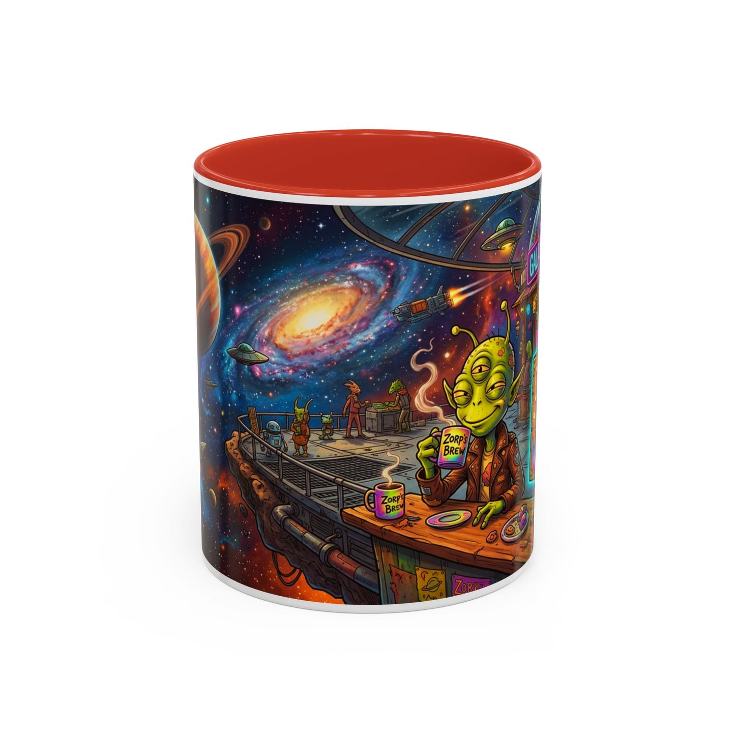 Coffee Is Out of This World Funny Accent Coffee Mug — Unique Gift for Coffee Lovers