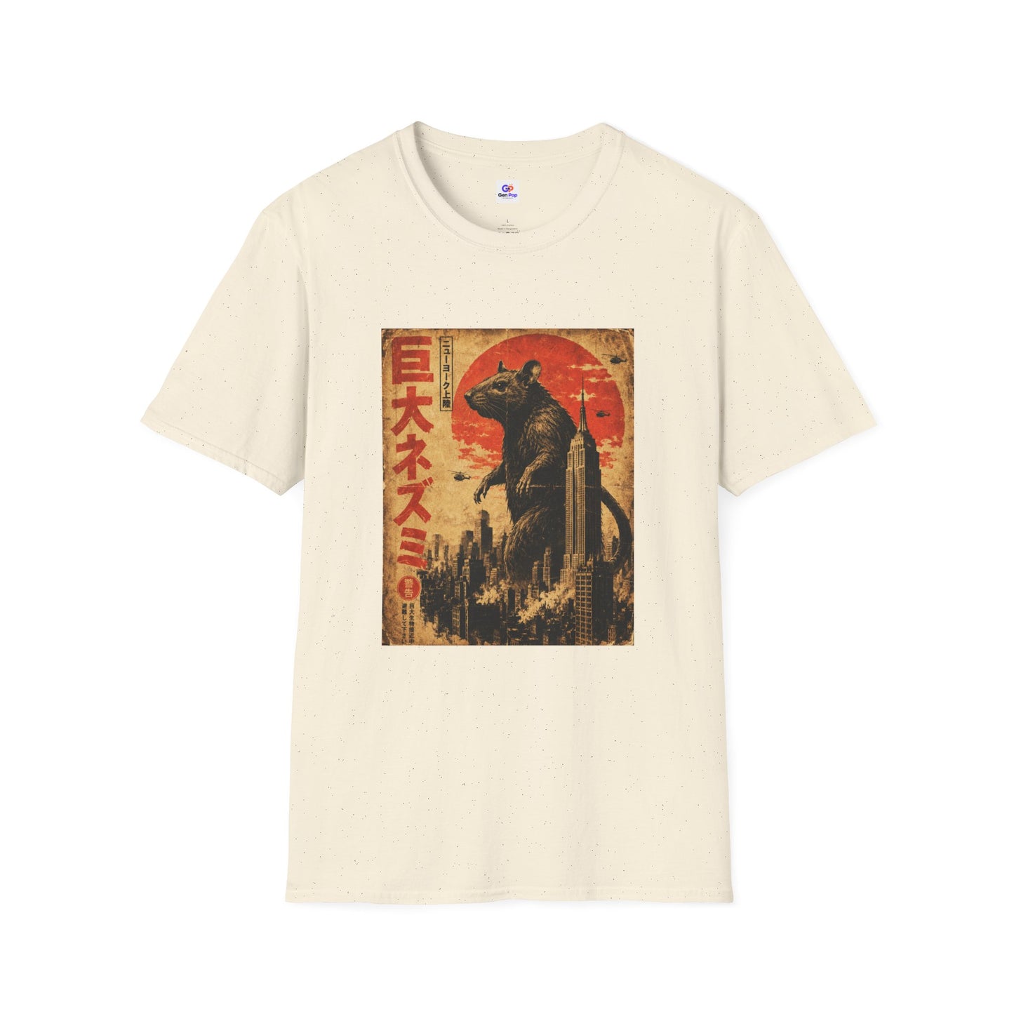 Ratzilla NYC Graphic Softstyle Tee — Funny Gift for New Yorkers, Kaiju Fans & Tourists