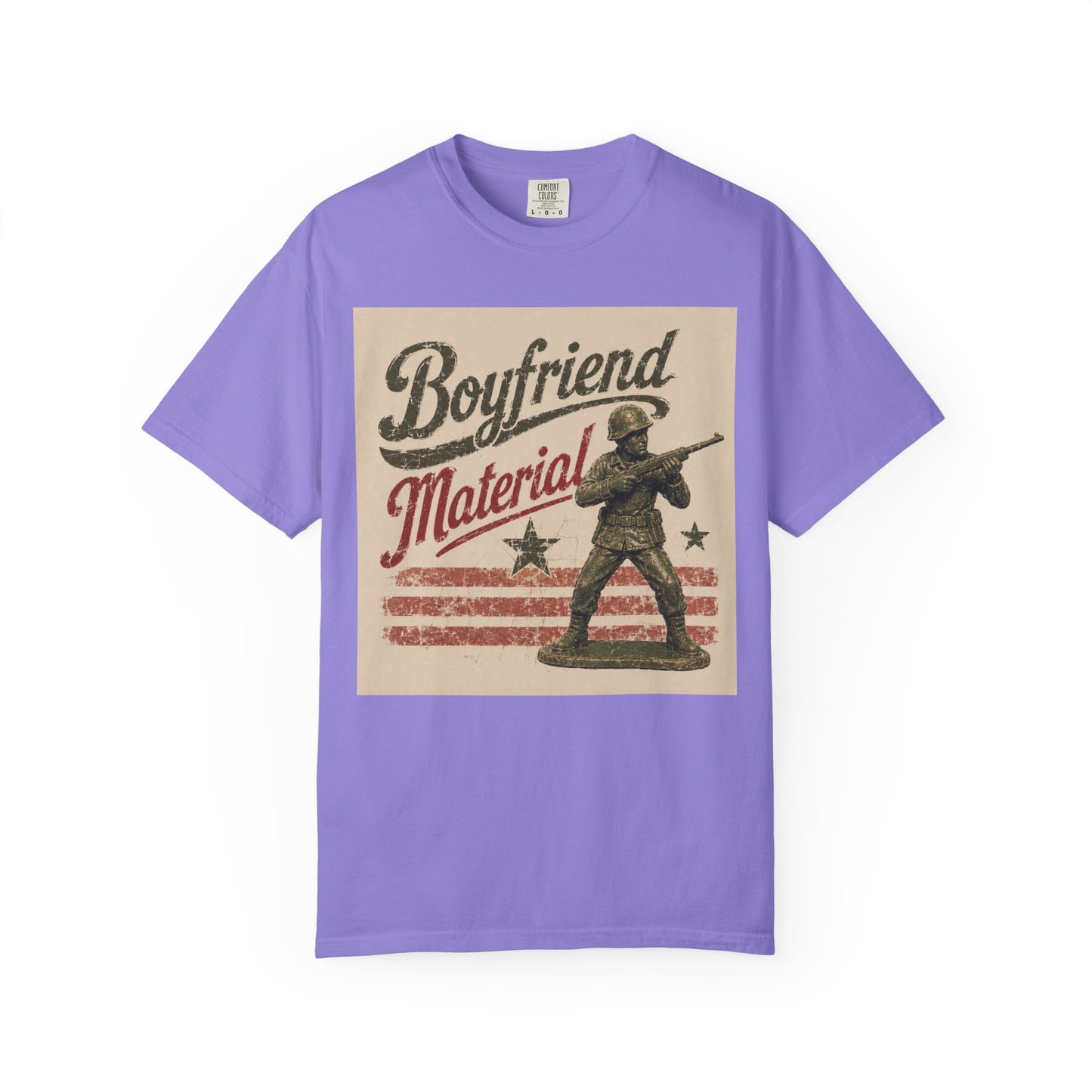 Boyfriend Material Unisex Garment-Dyed T-shirt