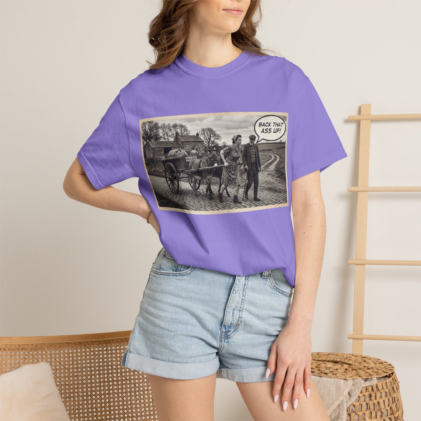 Back that Ass up Unisex Garment-Dyed T-shirt