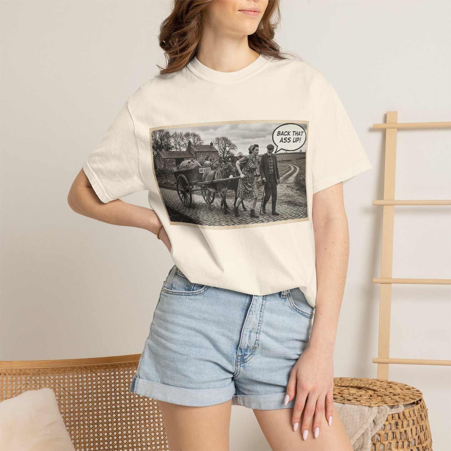 Back that Ass up Unisex Garment-Dyed T-shirt