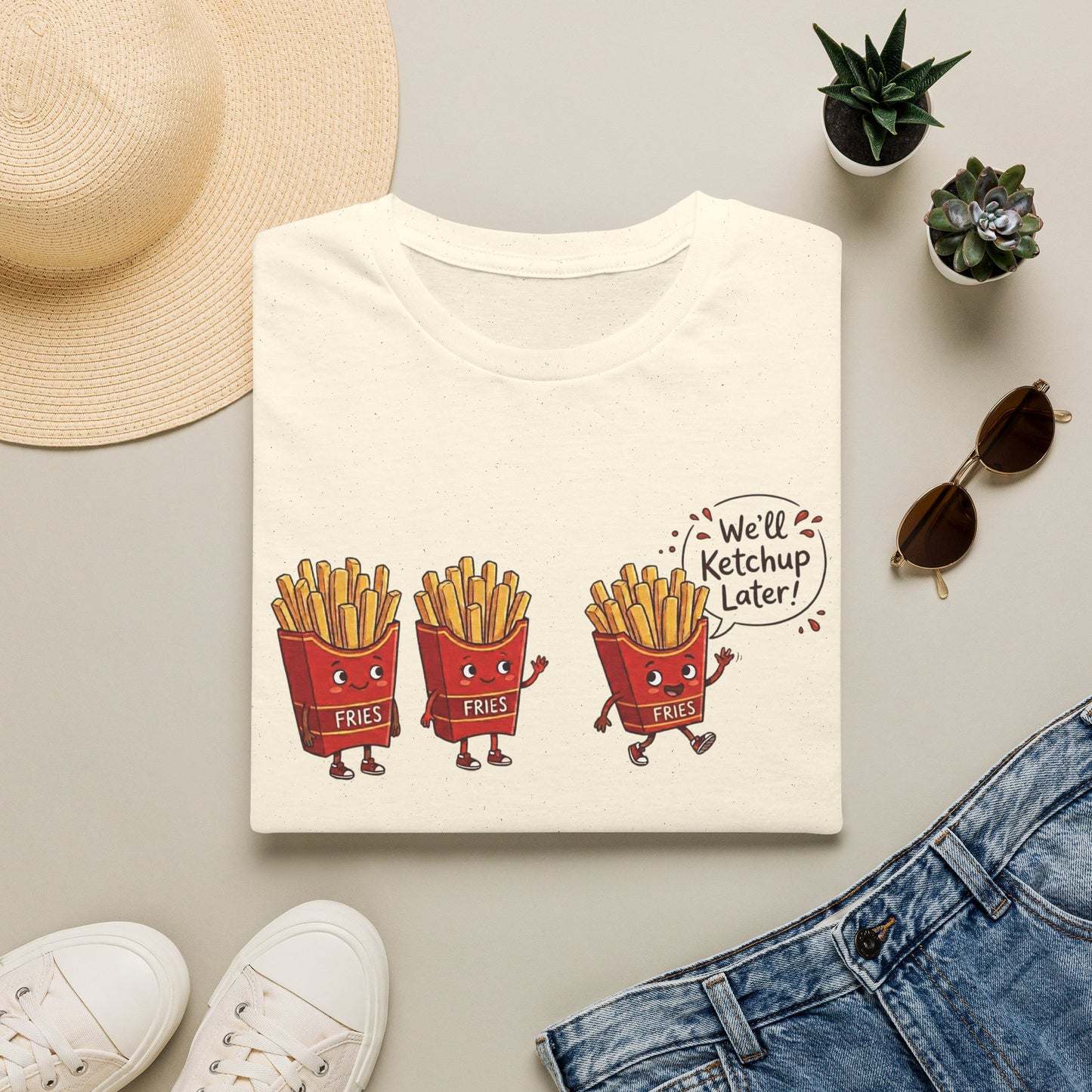 Ketchup later Unisex Softstyle T-Shirt