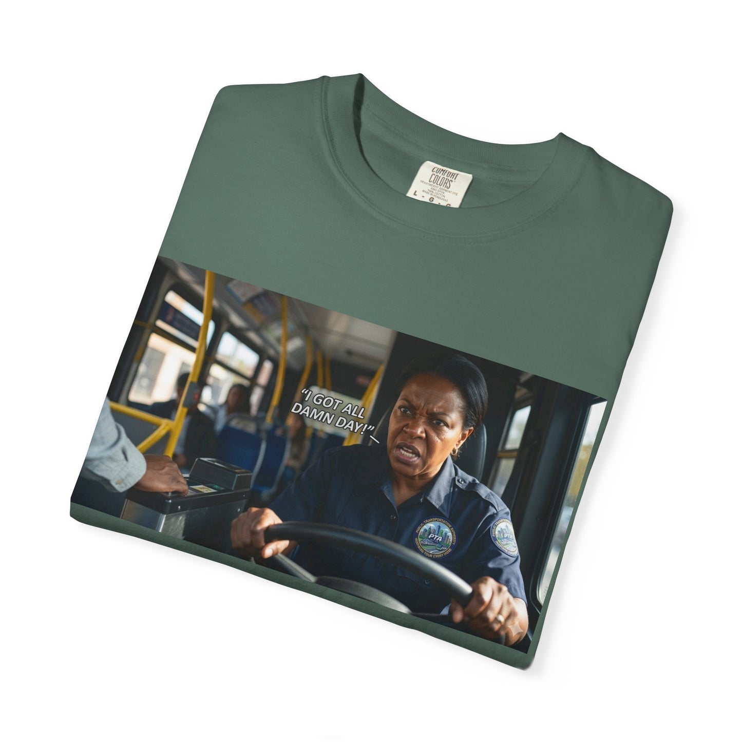 Having a Bad Day Funny Mood Garment-Dyed T-Shirt — Relatable Gift Idea