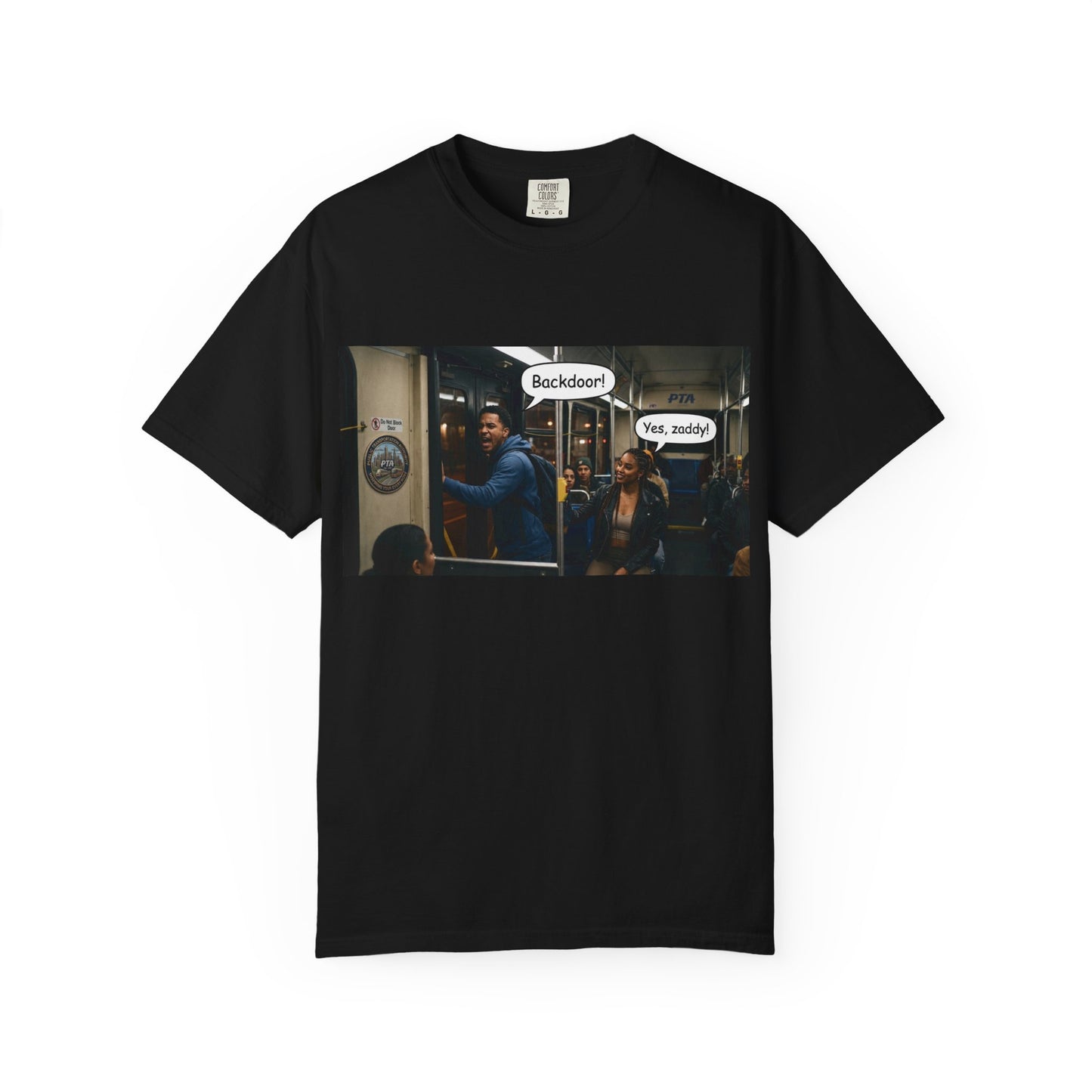 Backdoor Unisex Garment-Dyed T-shirt
