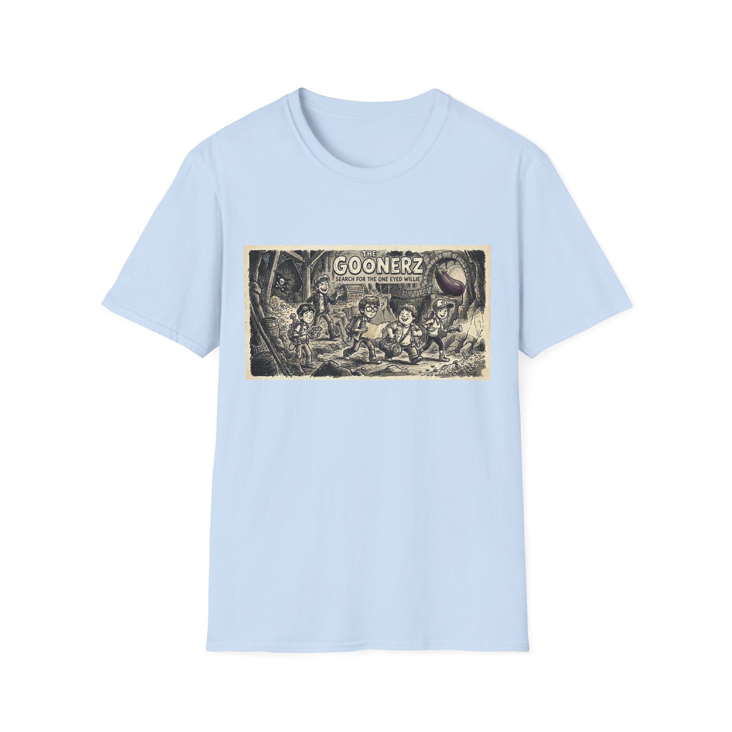 Egg plant adventures Unisex Softstyle T-Shirt