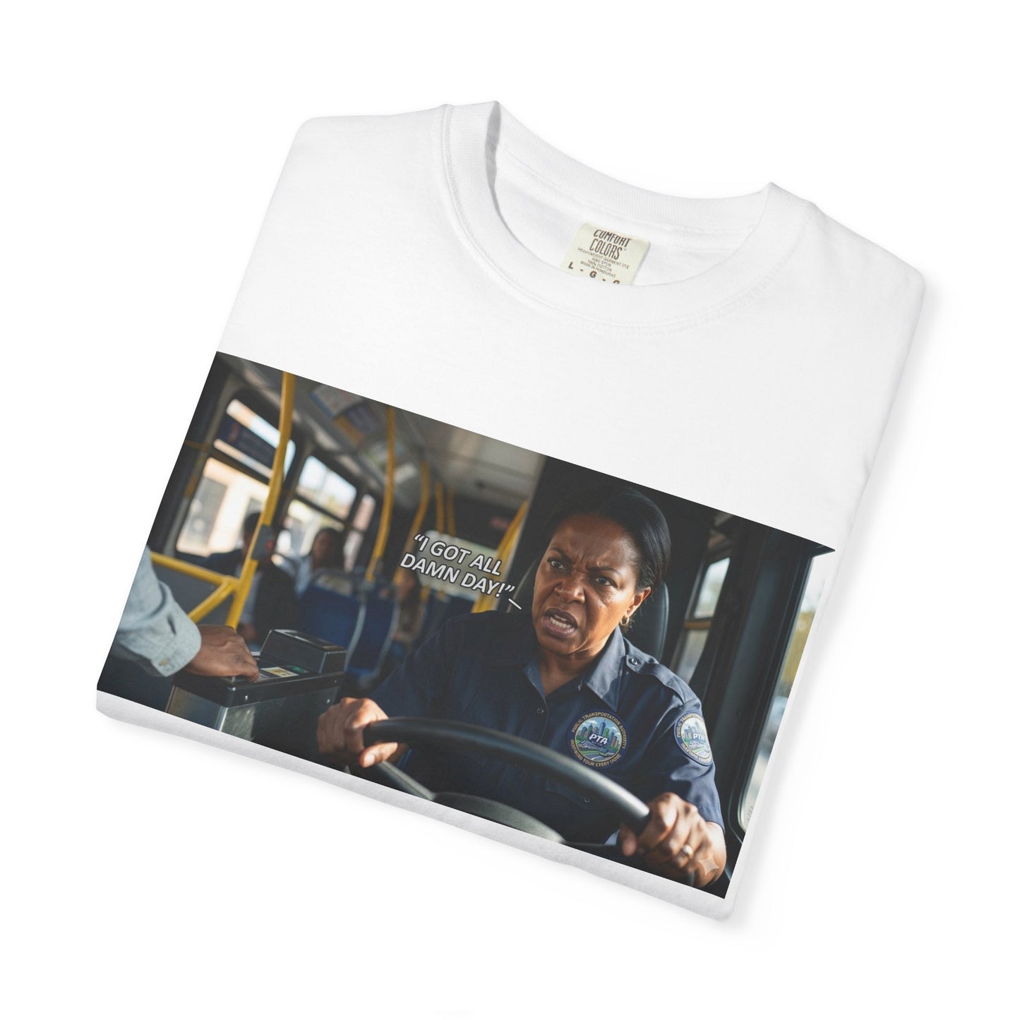 Having a Bad Day Funny Mood Garment-Dyed T-Shirt — Relatable Gift Idea
