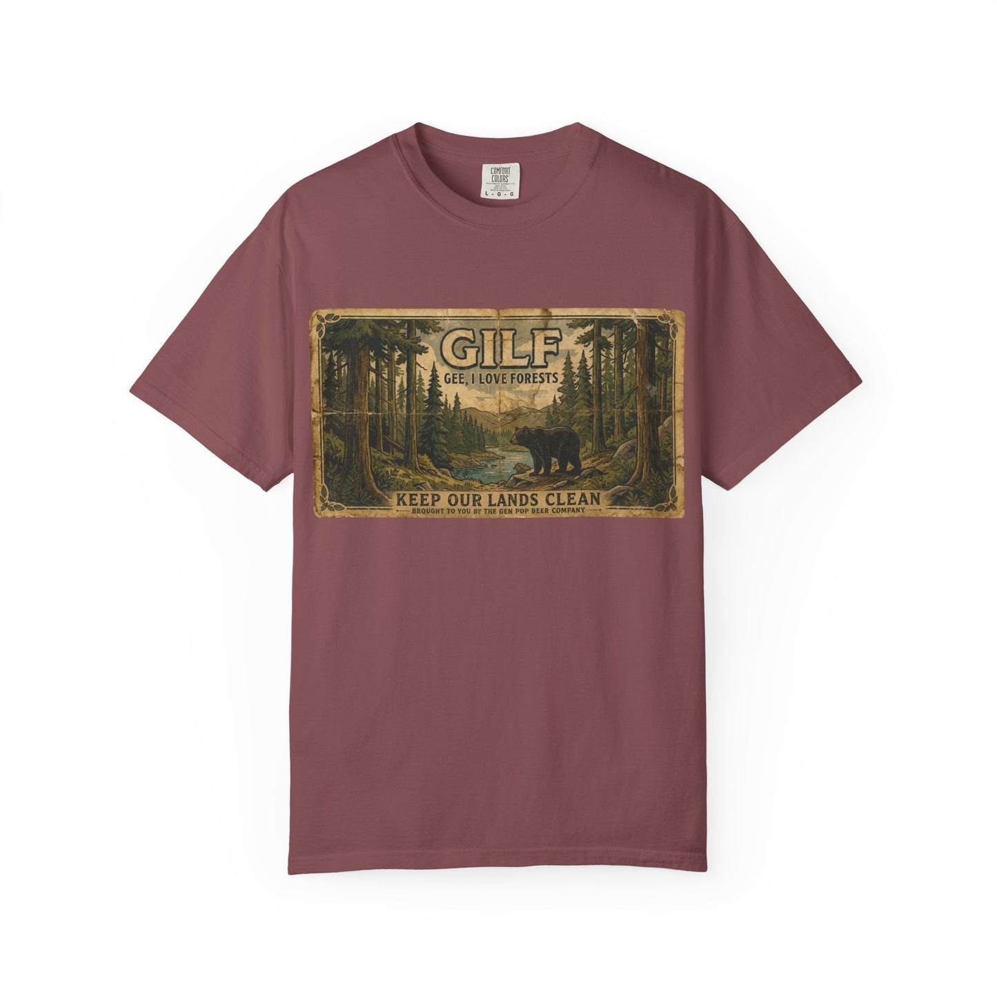 GILF Bear Unisex Garment-Dyed T-shirt
