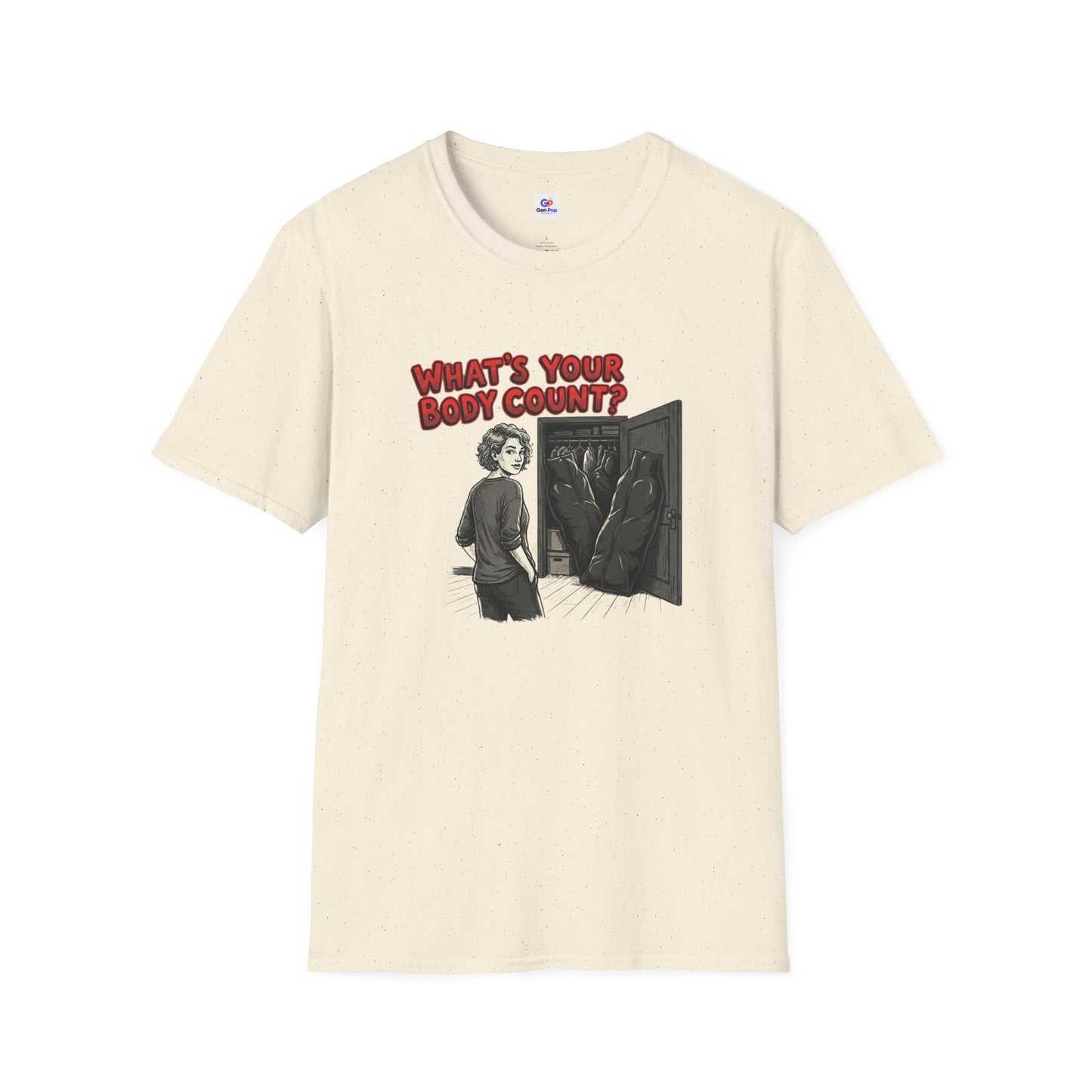 Body Count Funny Adult Humor Softstyle Tee — Gag Gift for Him or Her
