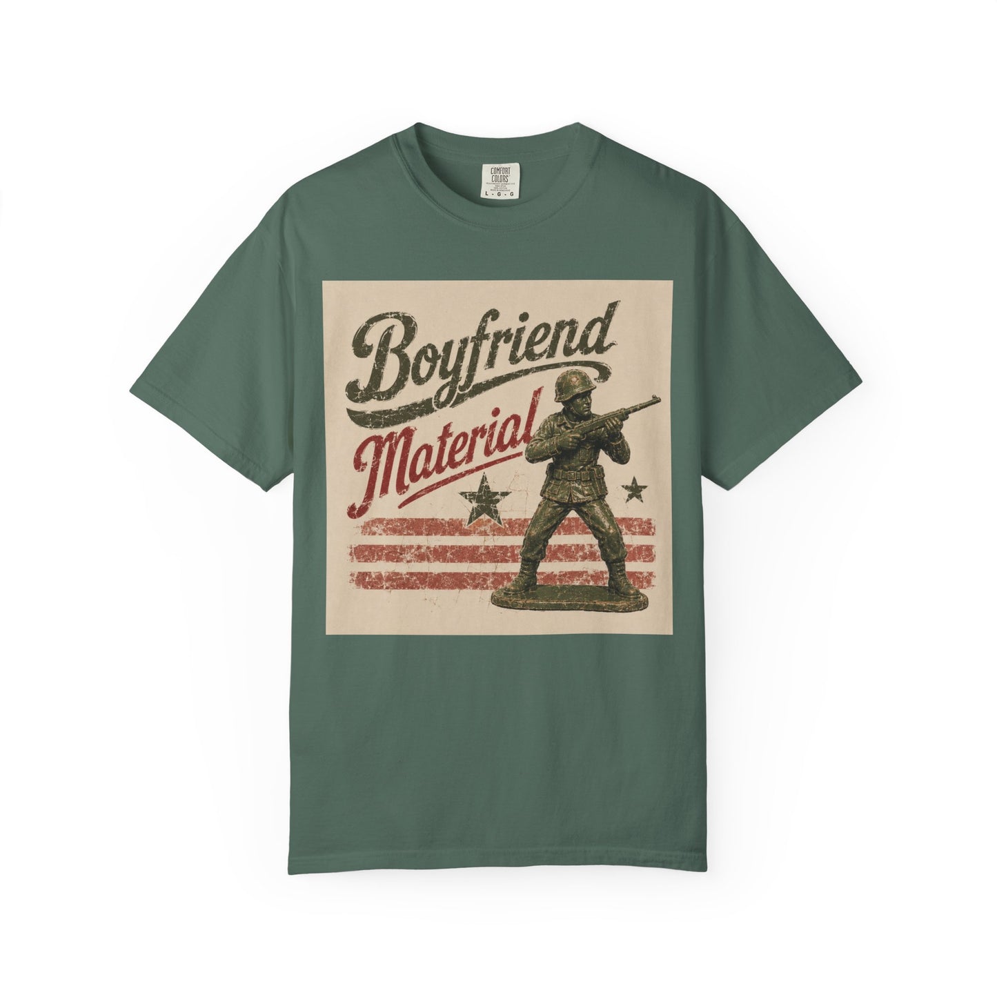 Boyfriend Material Unisex Garment-Dyed T-shirt