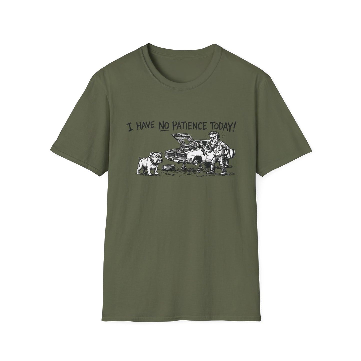I have no patience today Unisex Softstyle T-Shirt