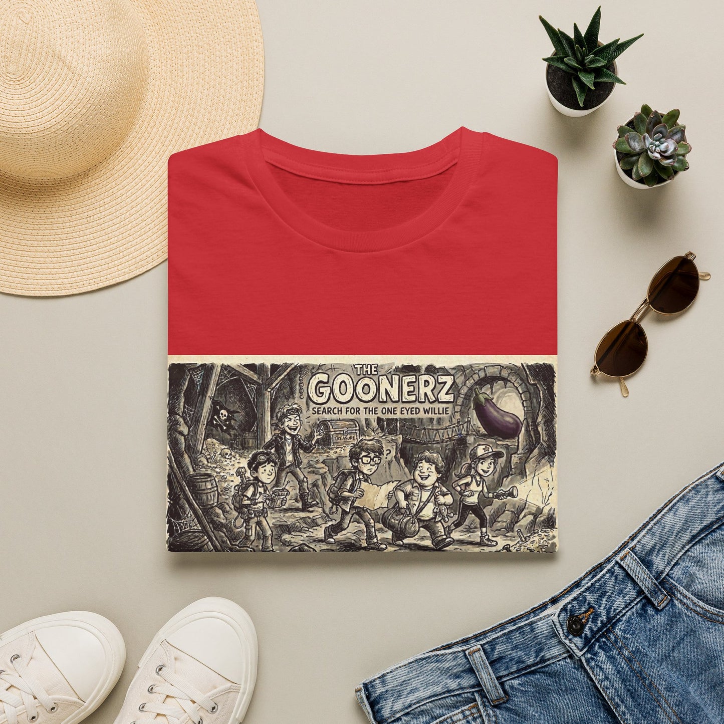 Egg plant adventures Unisex Softstyle T-Shirt