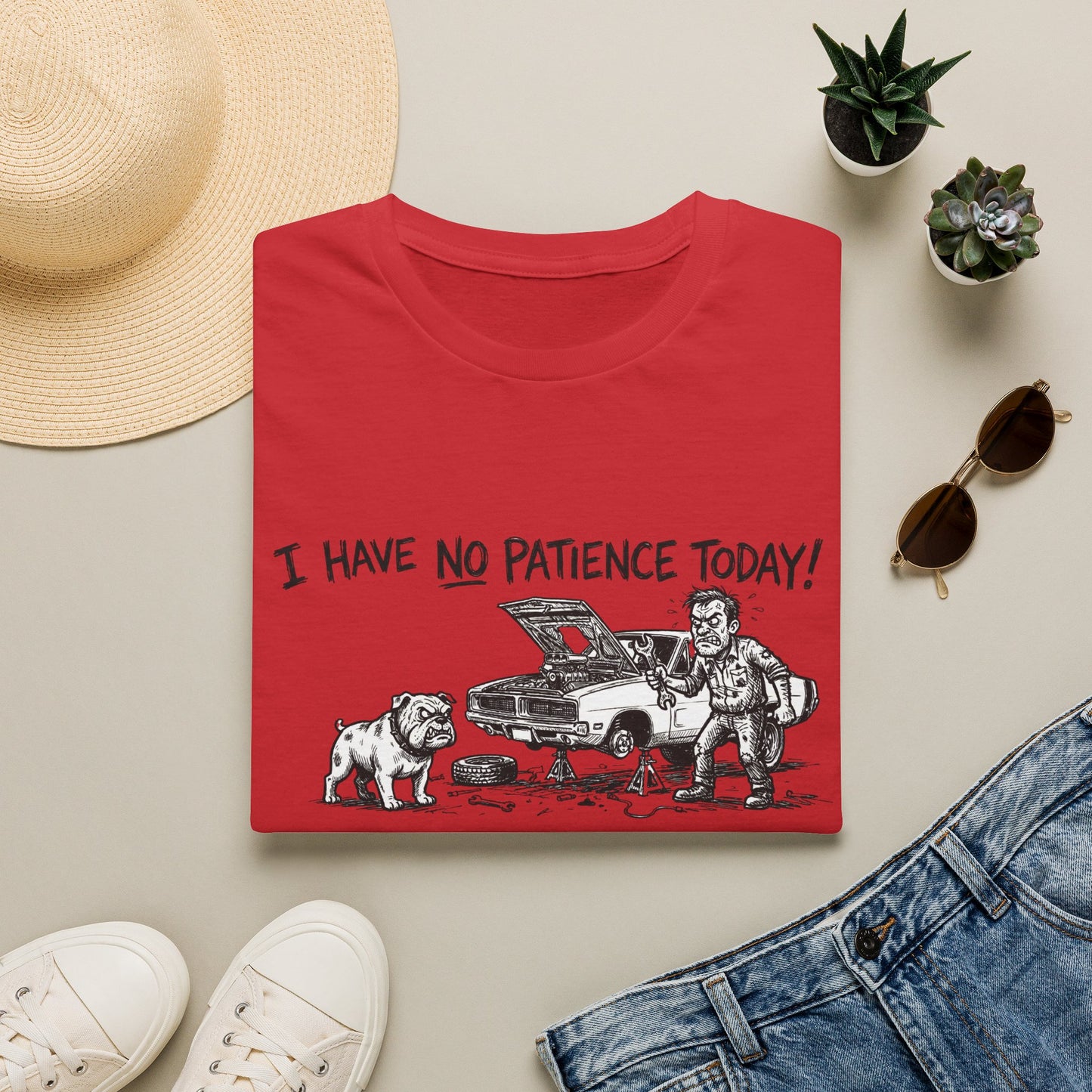 I have no patience today Unisex Softstyle T-Shirt
