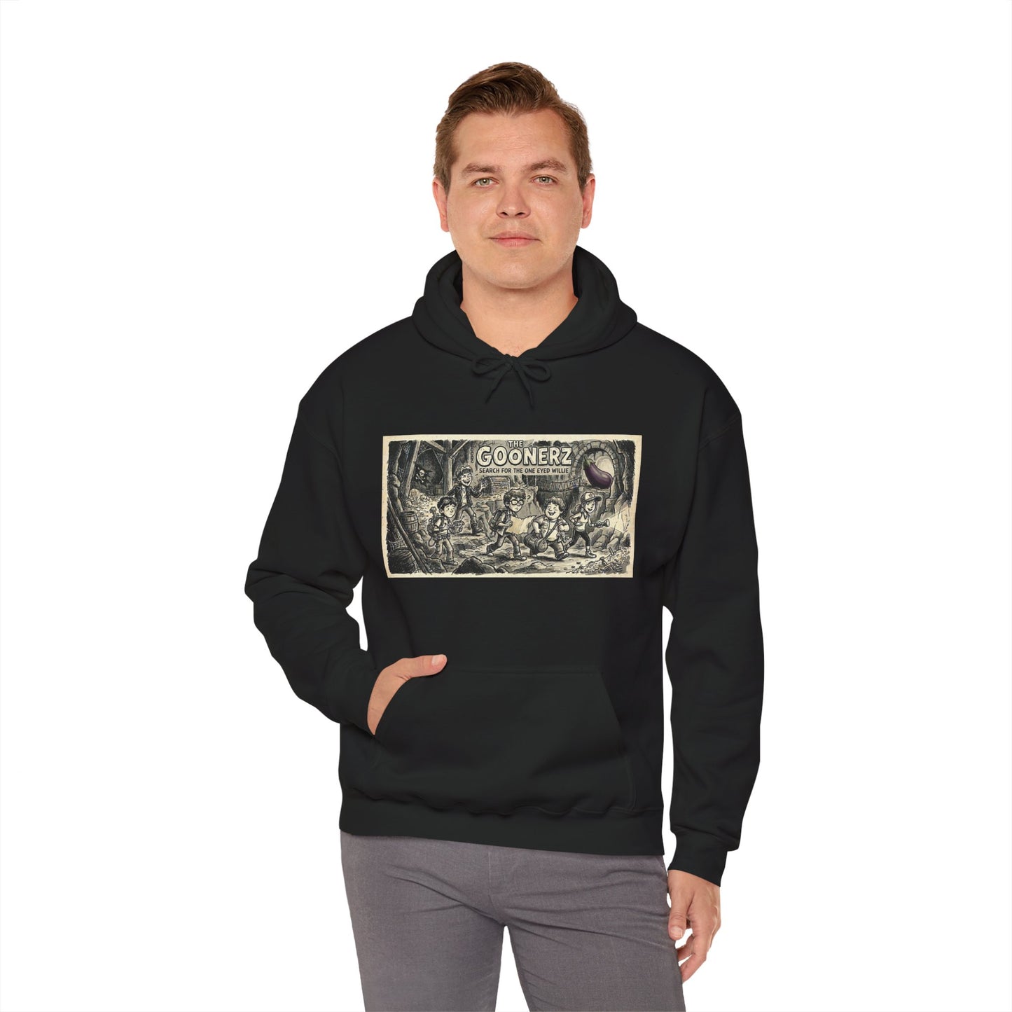 Eggplant Adventures Unisex Heavy Blend™ Hooded Sweatshirt