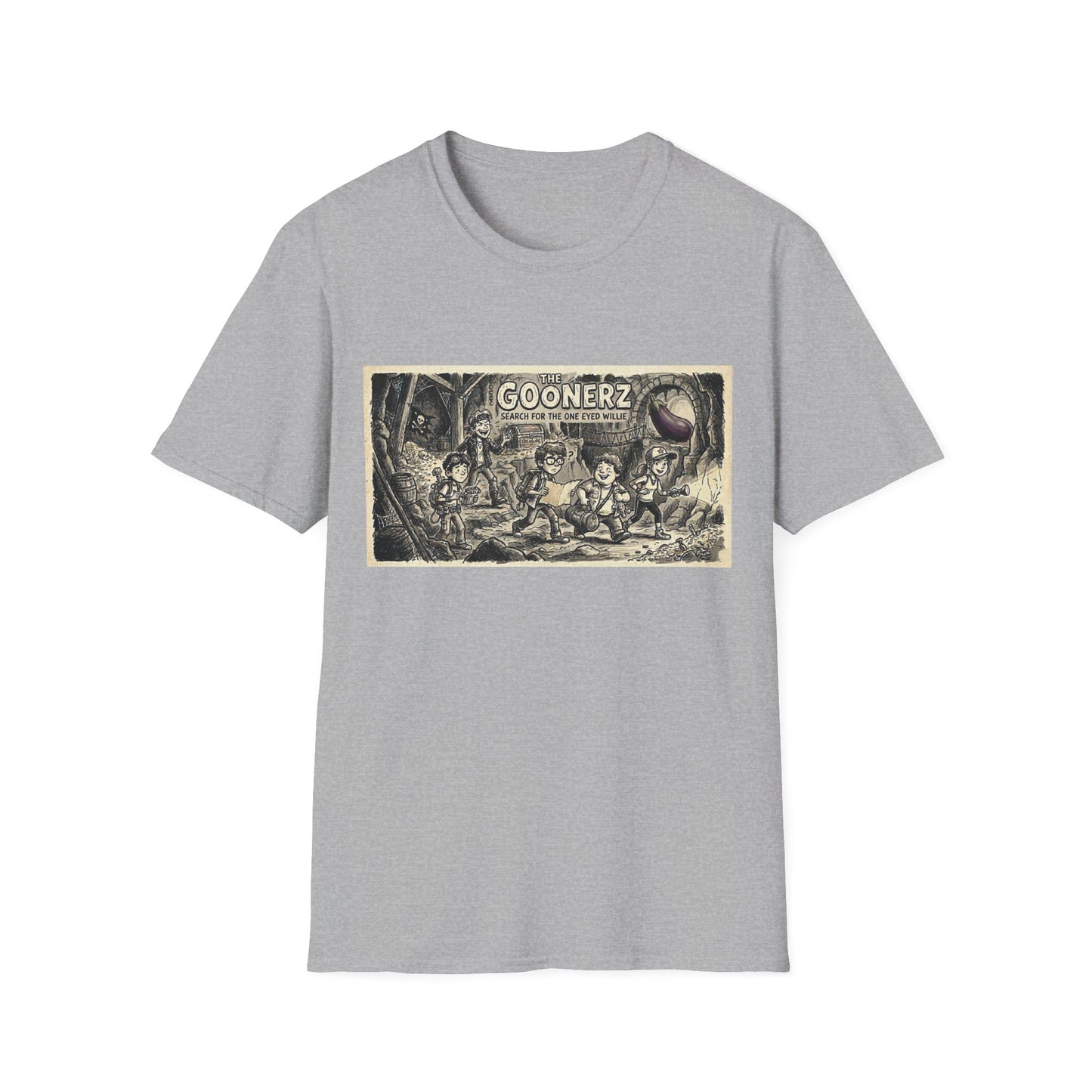 Egg plant adventures Unisex Softstyle T-Shirt