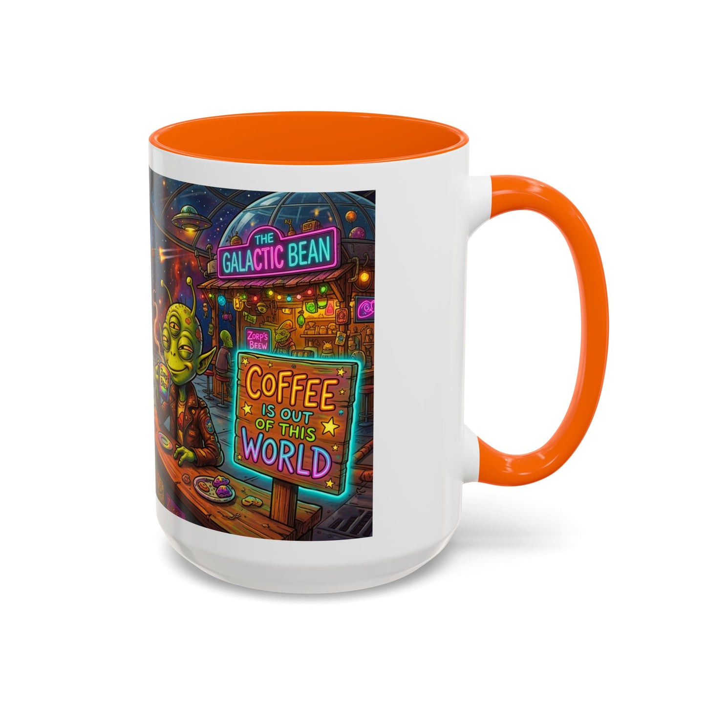 Coffee Is Out of This World Funny Accent Coffee Mug — Unique Gift for Coffee Lovers