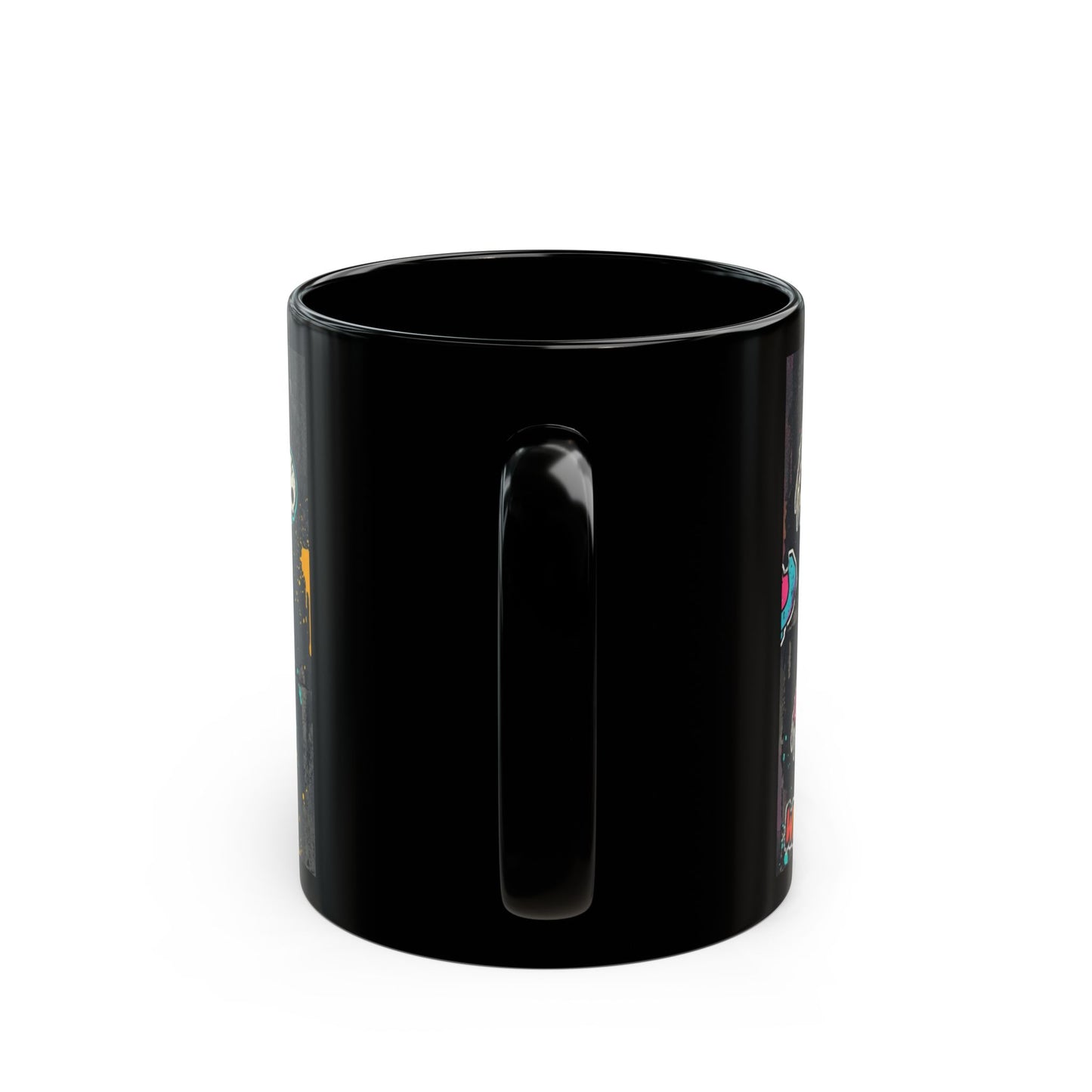 Leave Me Alone Black Mug (11oz, 15oz)