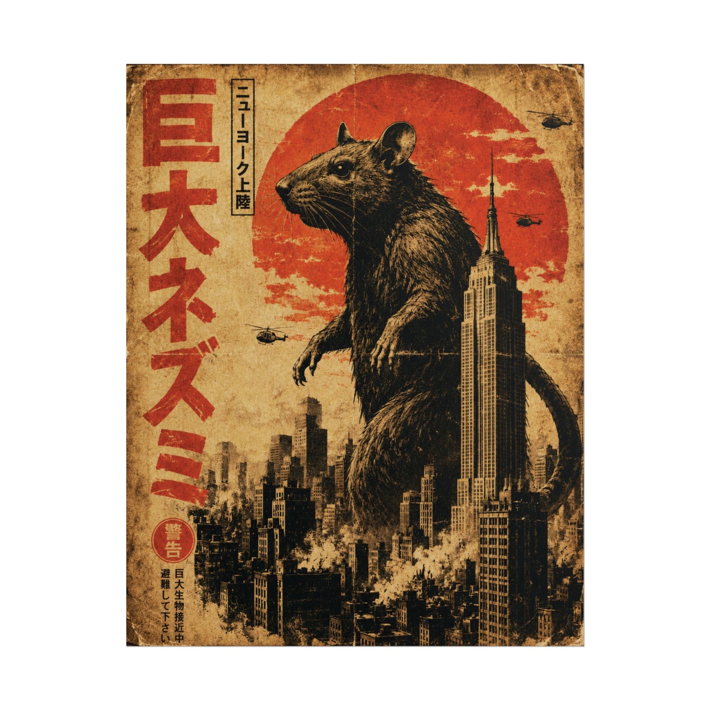 Ratzilla Rolled Posters