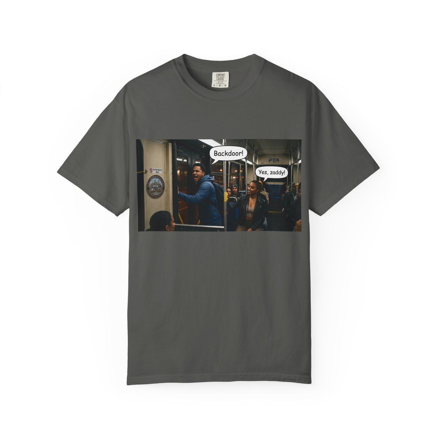Backdoor Unisex Garment-Dyed T-shirt