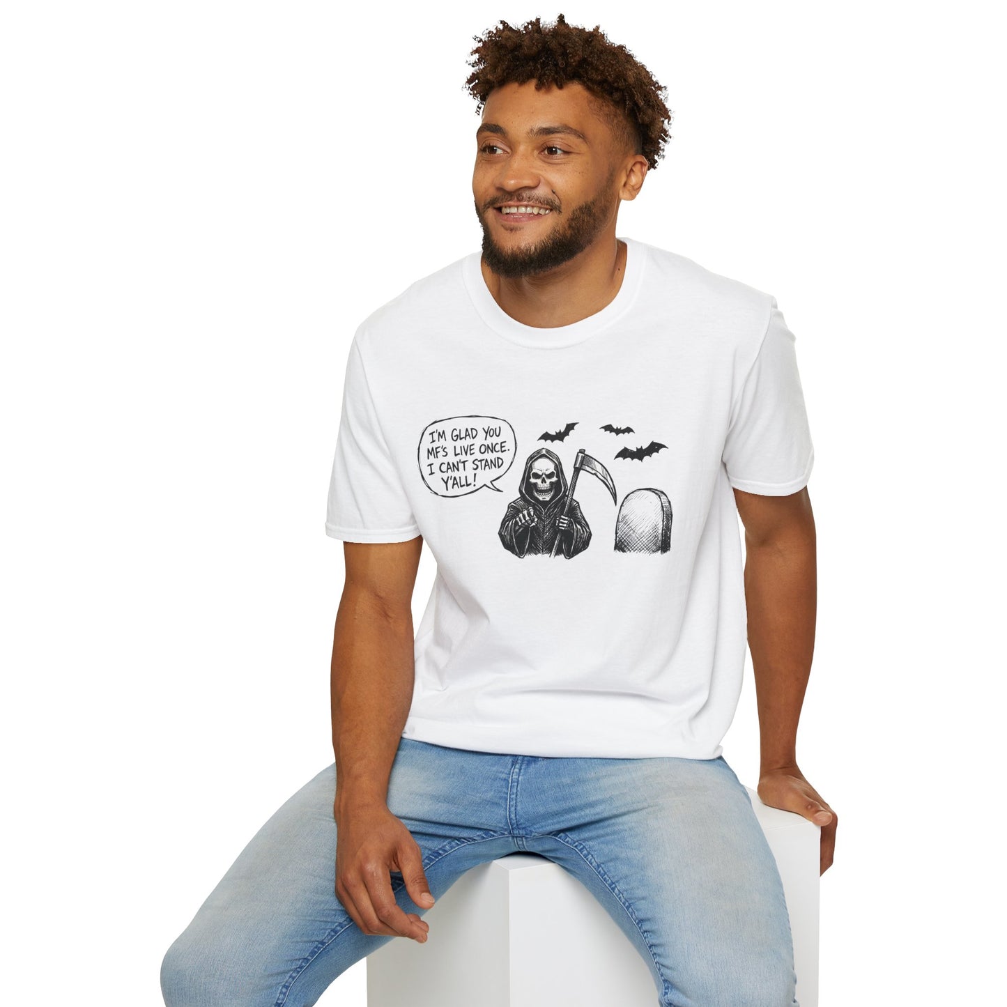 Grim Reaper Unisex Softstyle T-Shirt