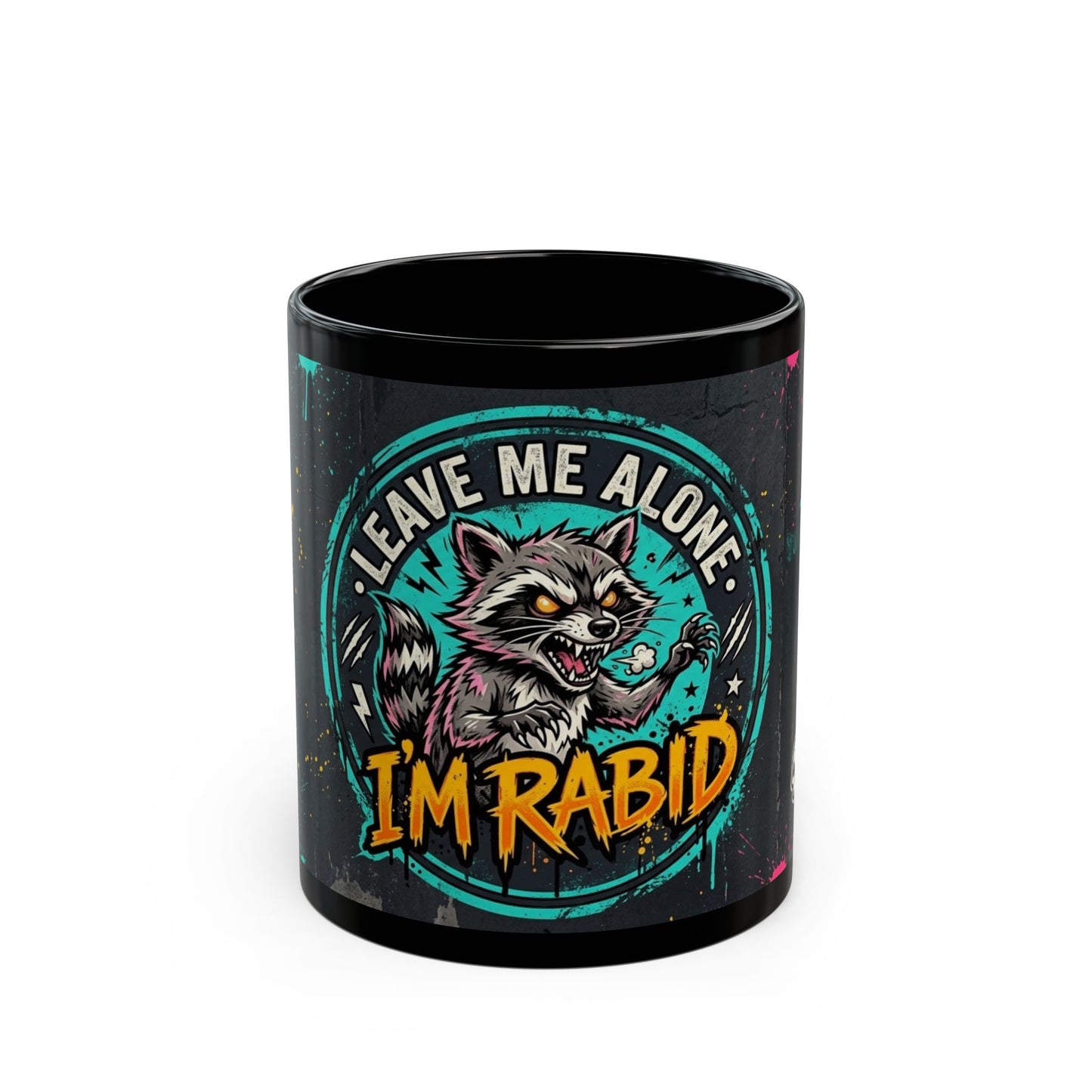 Leave Me Alone Black Mug (11oz, 15oz)