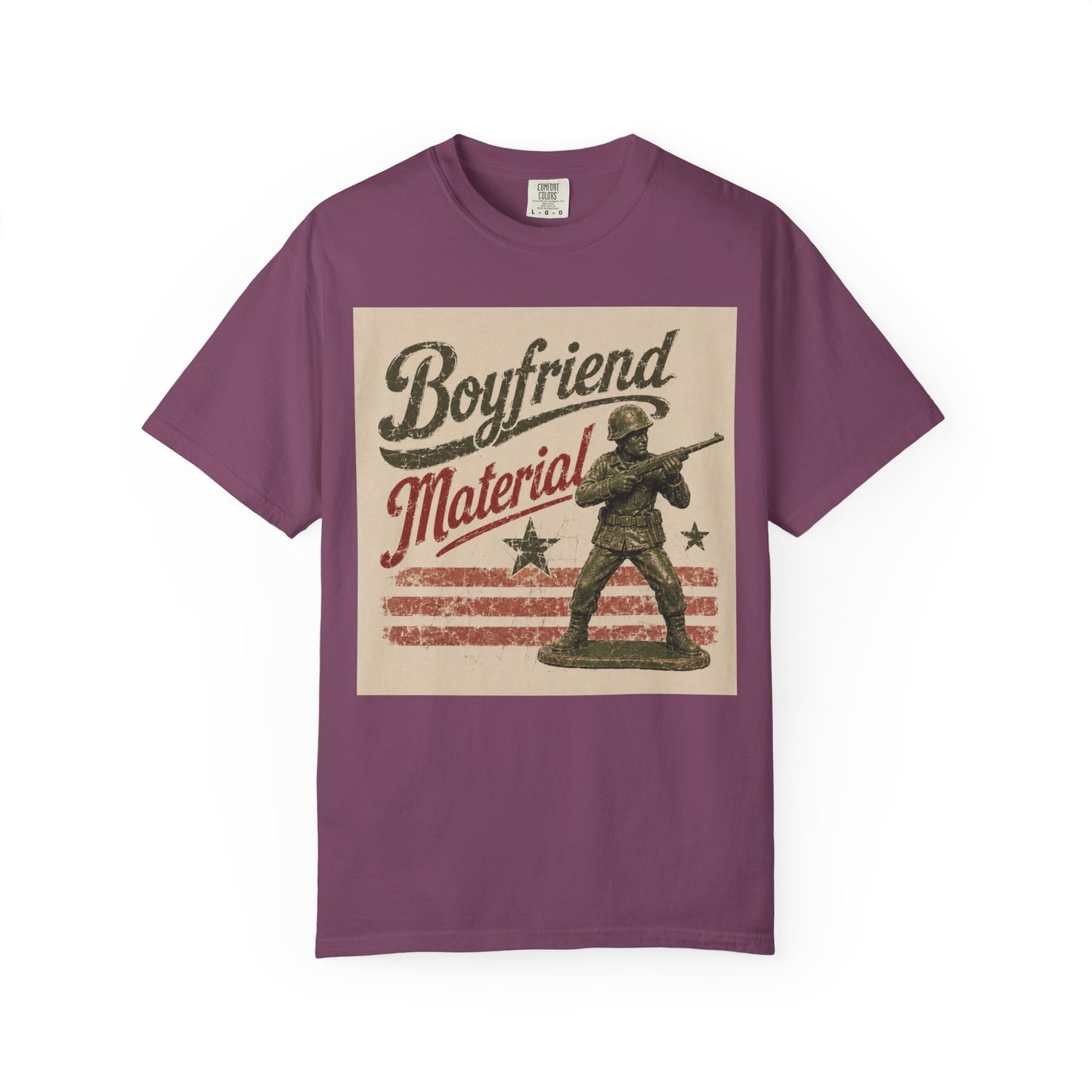 Boyfriend Material Unisex Garment-Dyed T-shirt