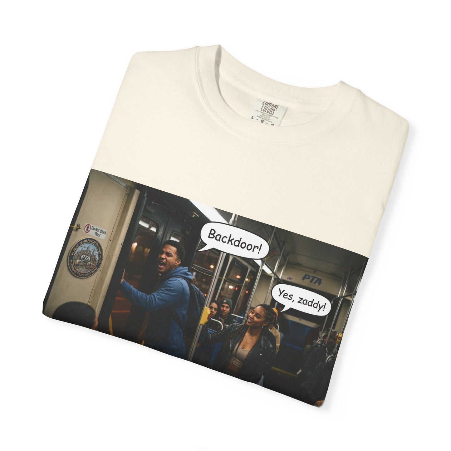 Backdoor Unisex Garment-Dyed T-shirt