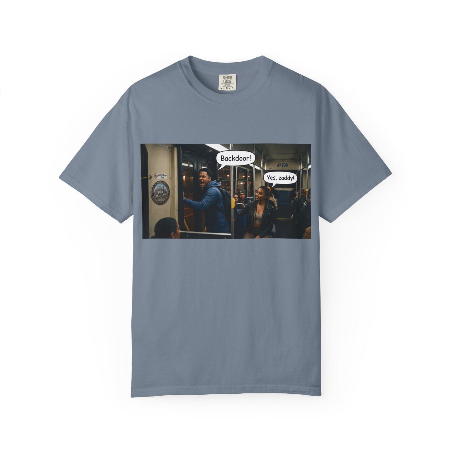 Backdoor Unisex Garment-Dyed T-shirt